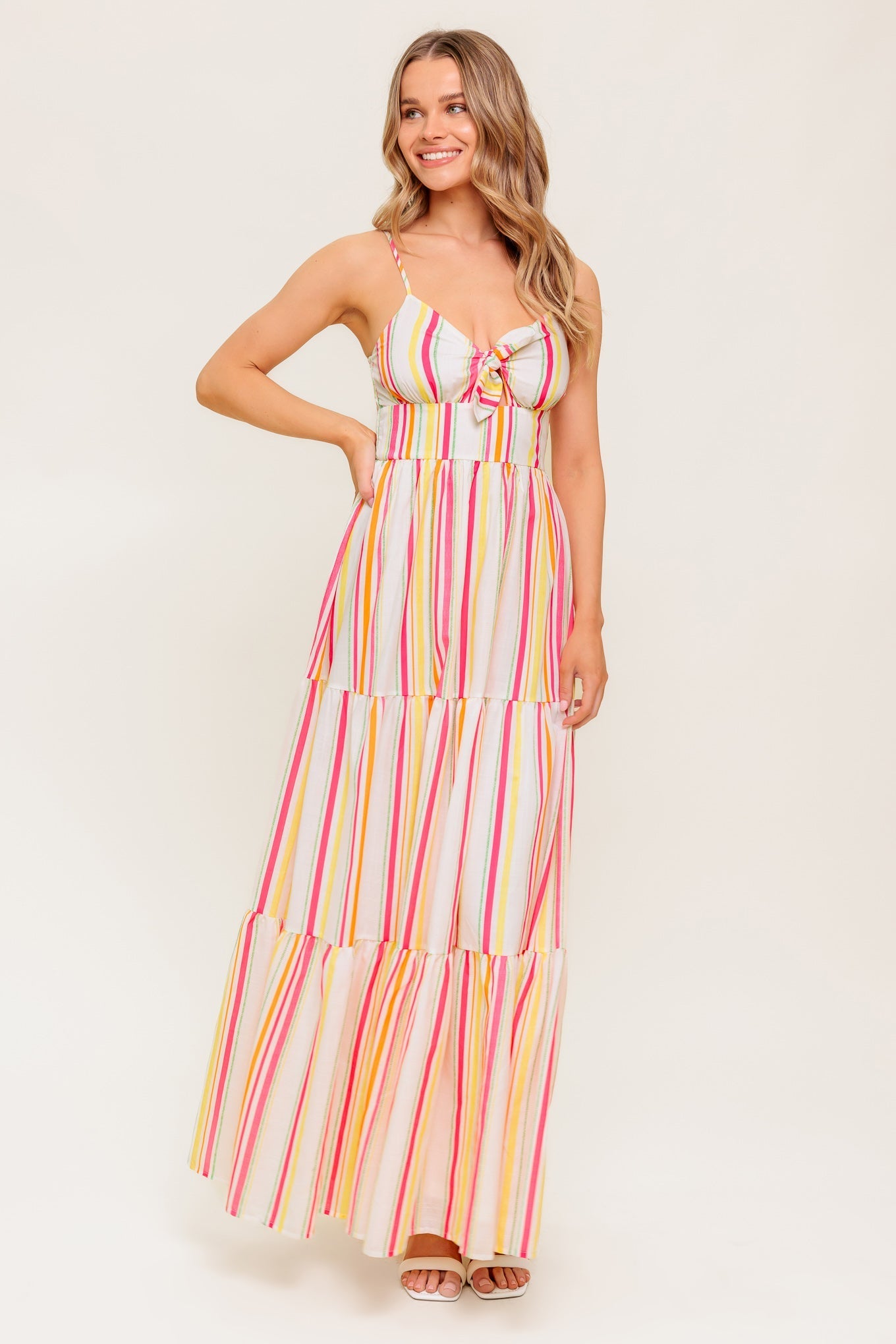 "See the Good Woven" Maxi Dress