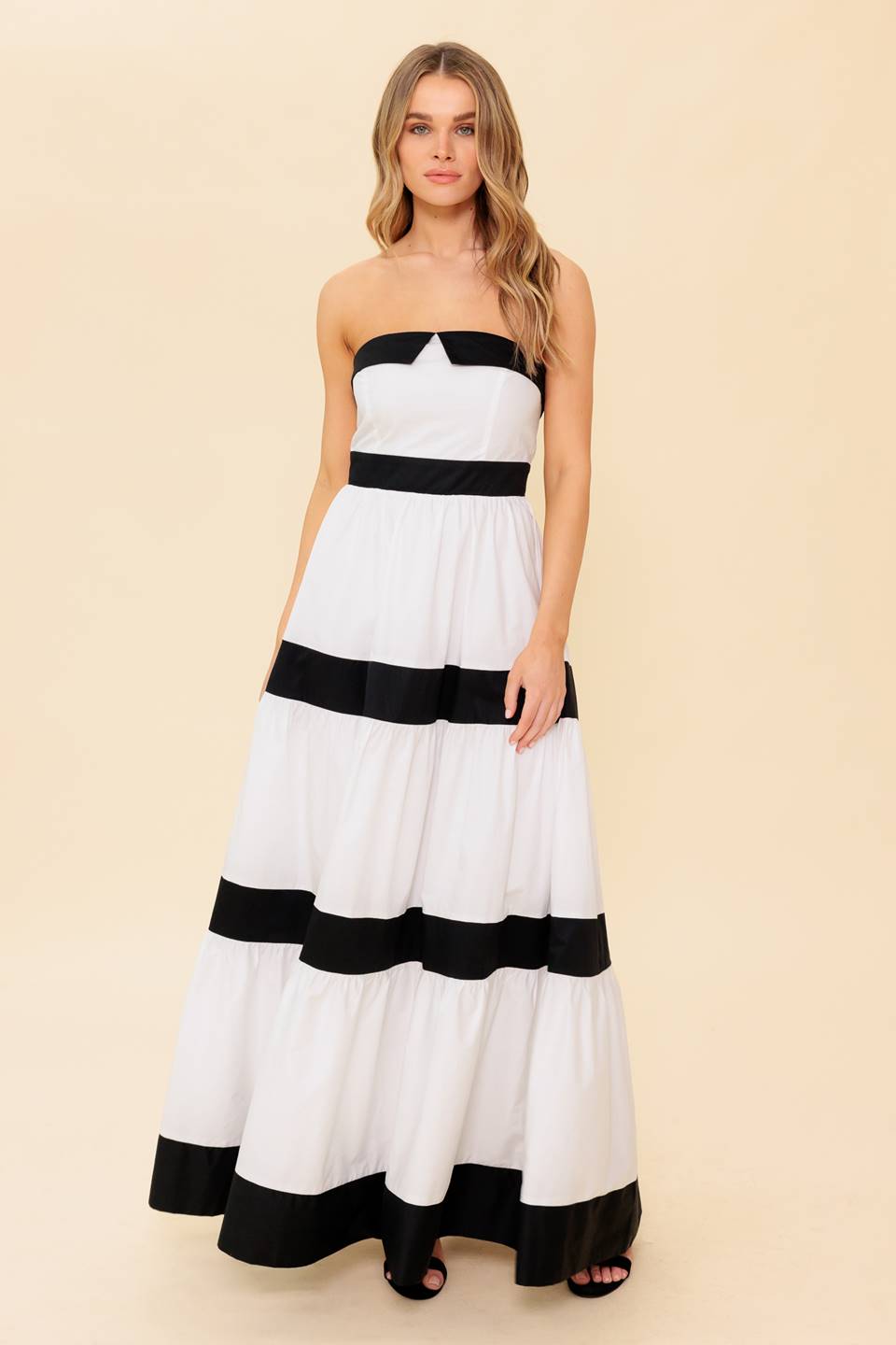 Yours To Keep Color-Blocked Maxi Dress