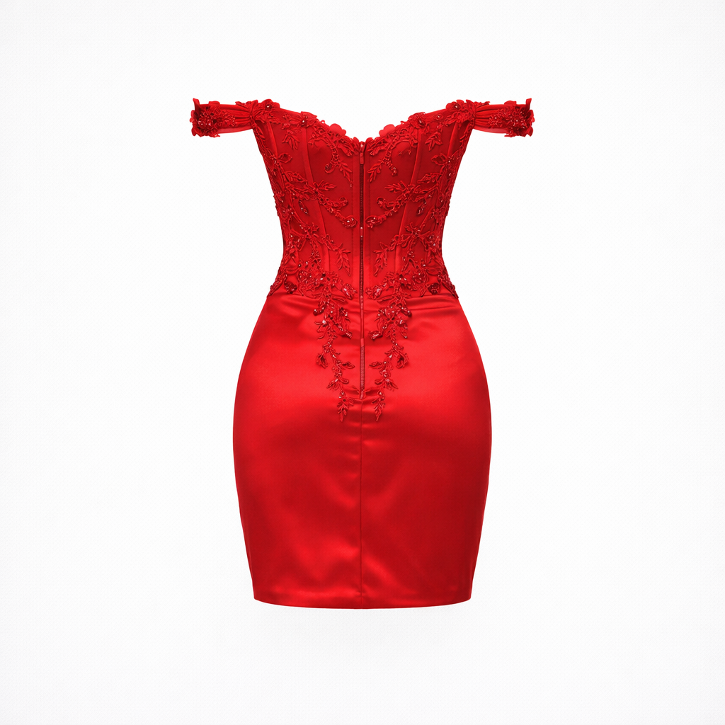 Dame Blomstret Maxi Kjole - Kort Ærme