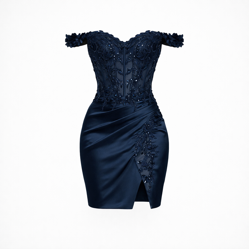 Dame Blomstret Maxi Kjole - Kort Ærme