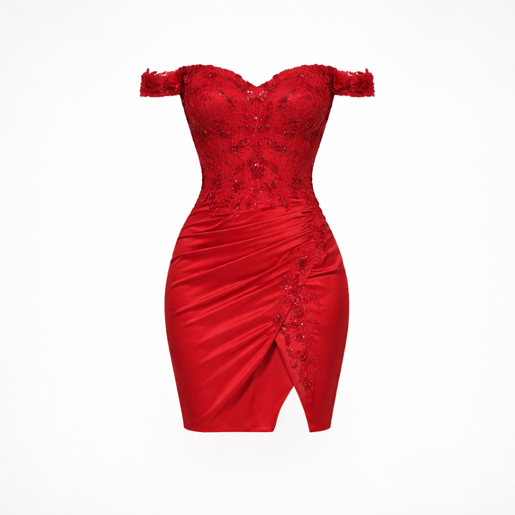 Dame Blomstret Maxi Kjole - Kort Ærme