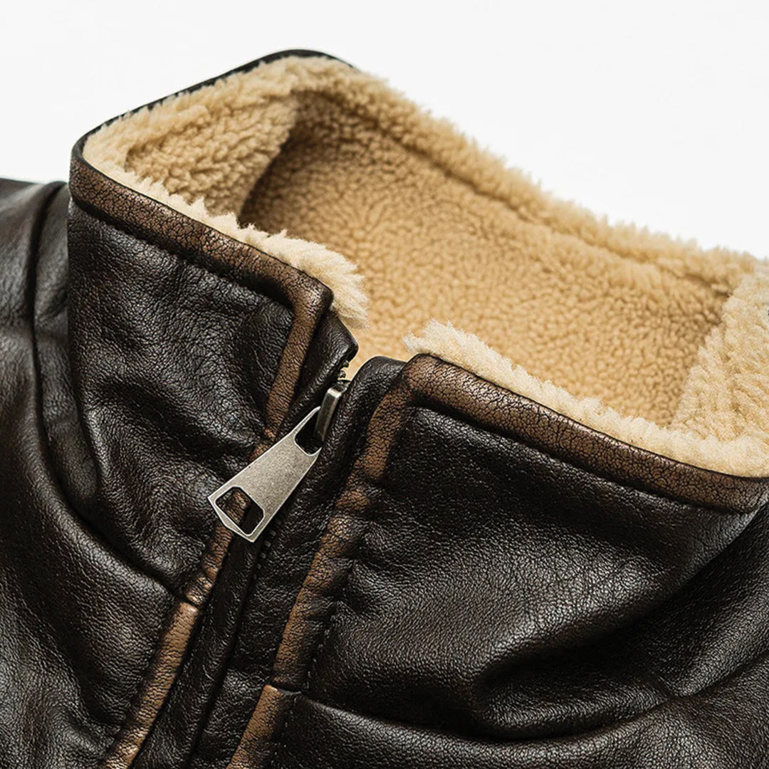 Patchwork Cargo Denim Jacket