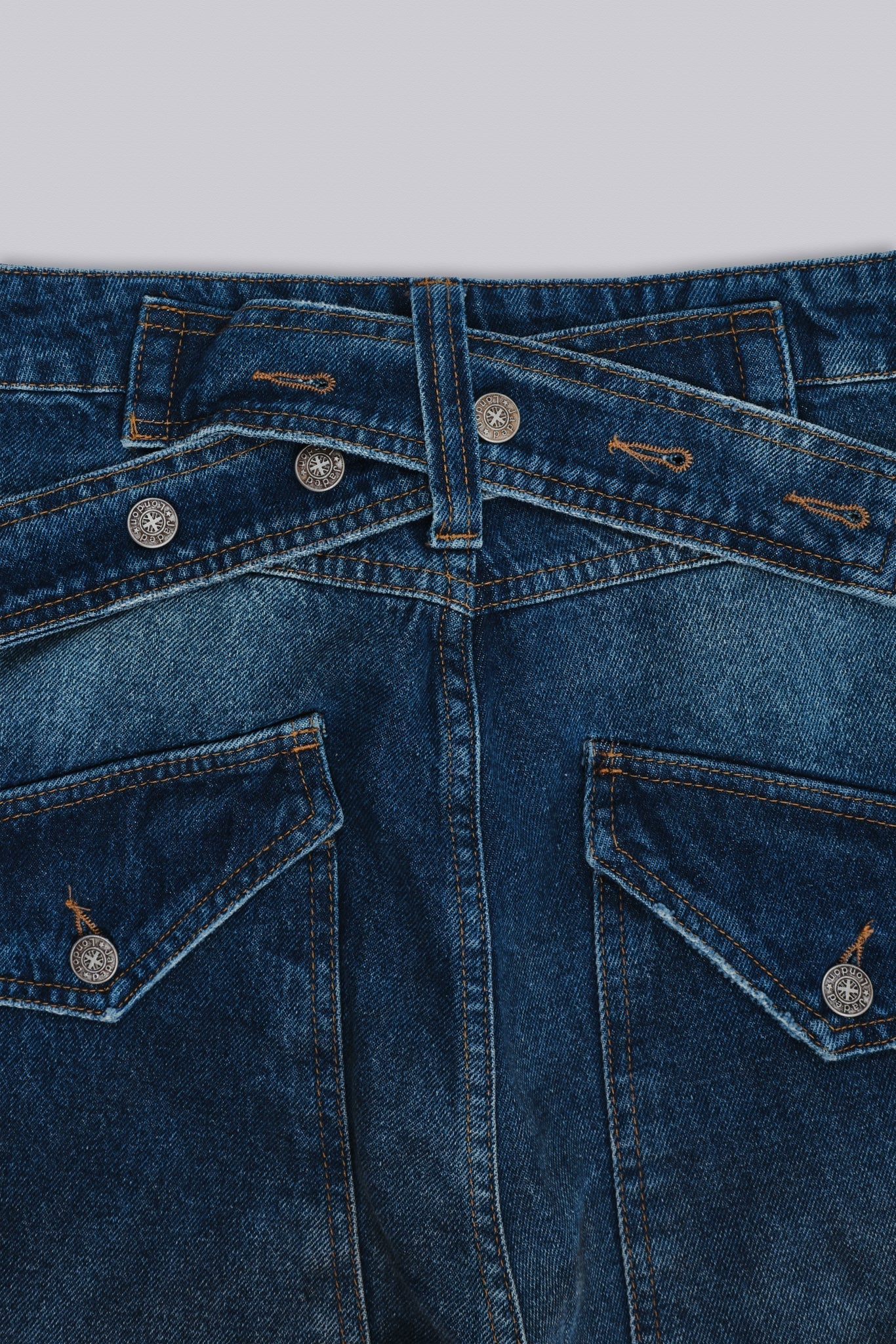Splatter Cinch Carpenter Jeans