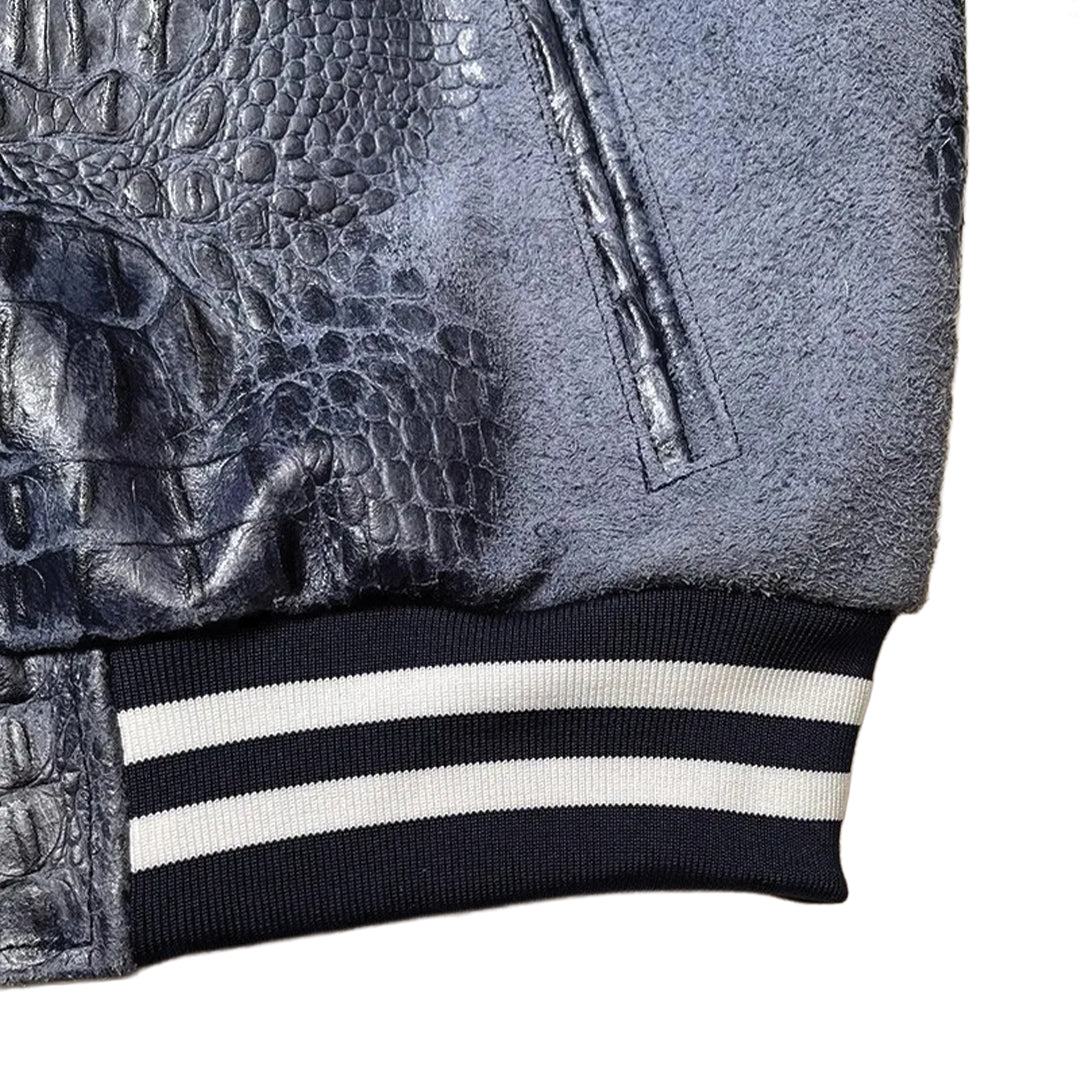 Patchwork Cargo Denim Jacket