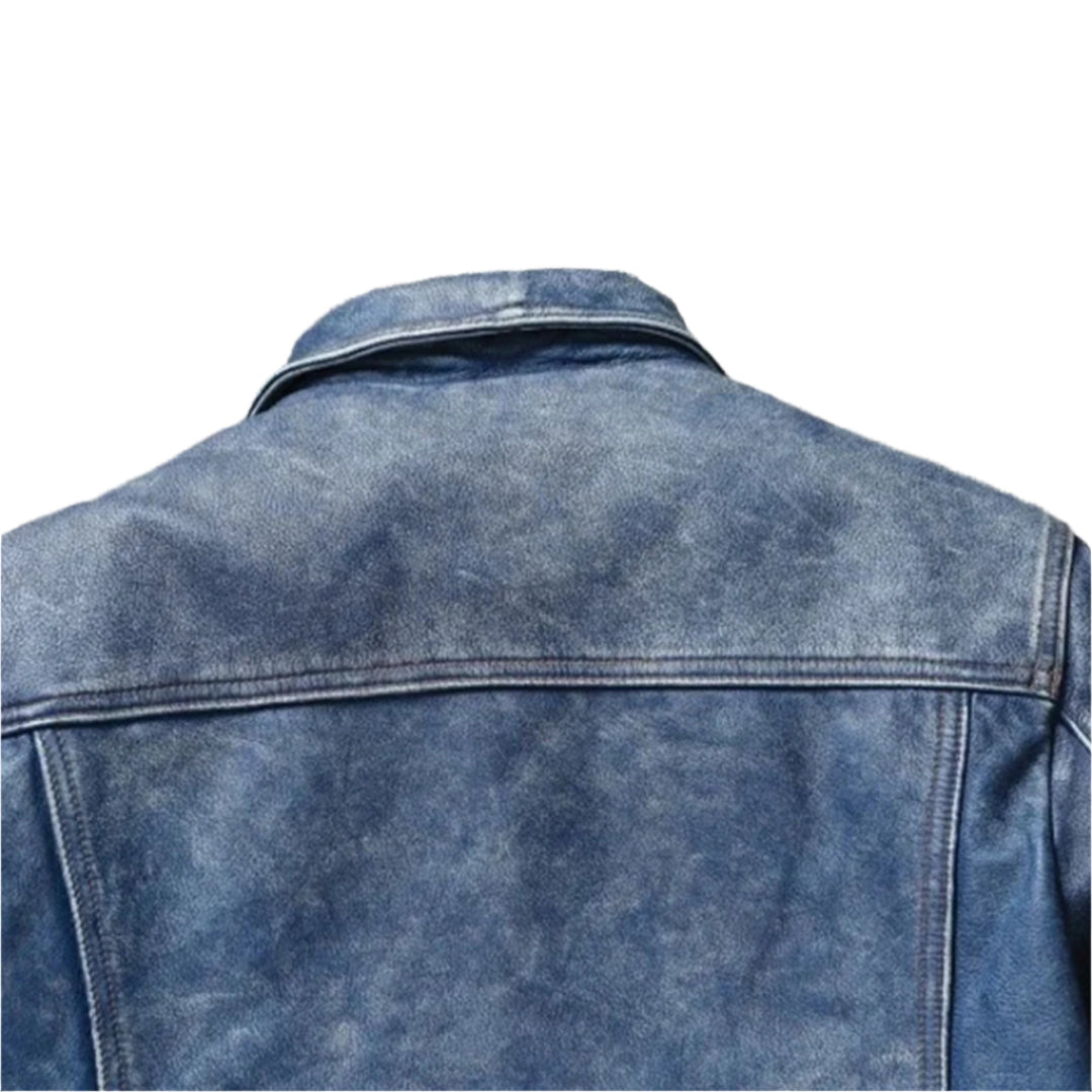 Patchwork Cargo Denim Jacket