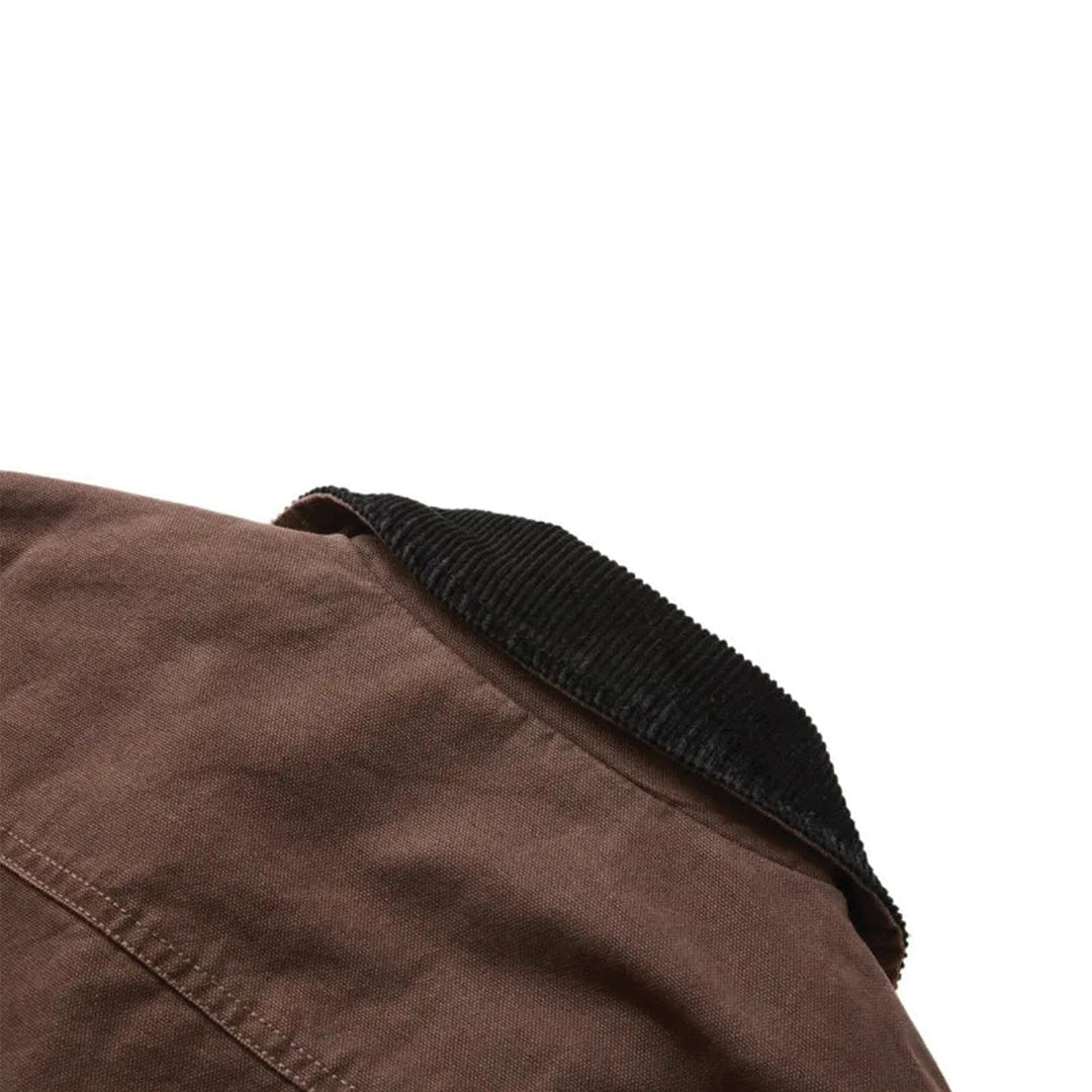 Patchwork Cargo Denim Jacket