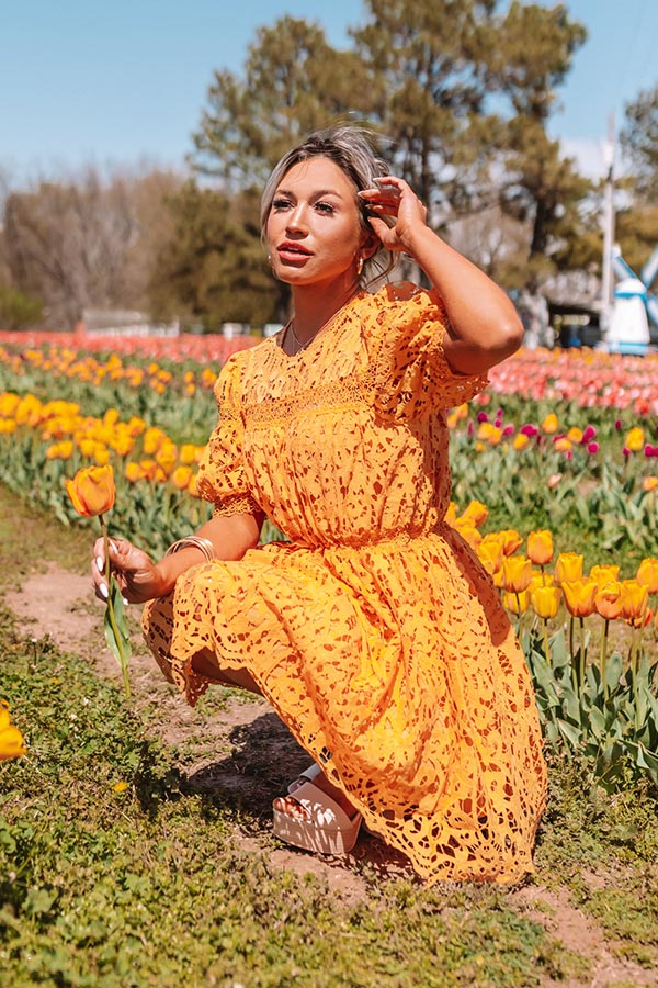 Forever Chic Crochet Mini Dress