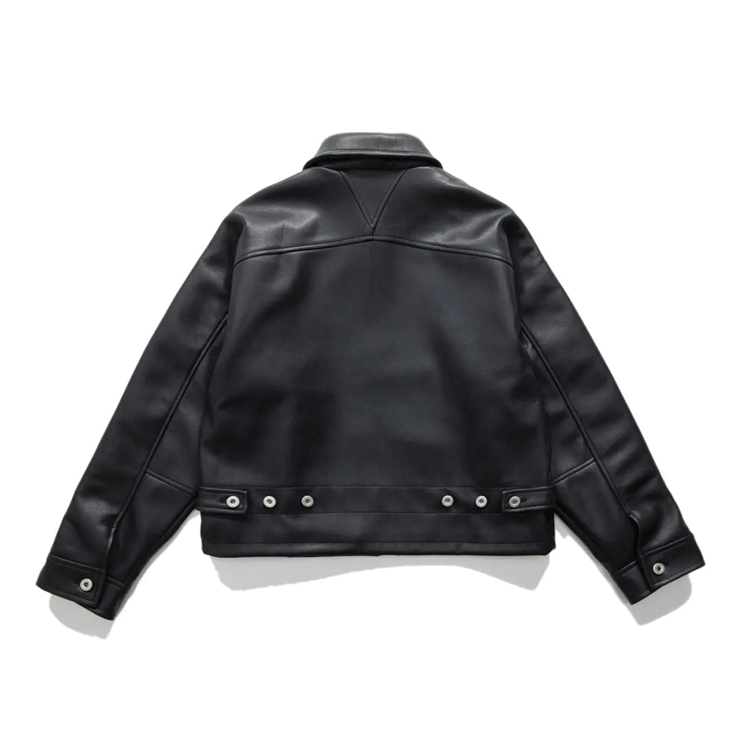 Patchwork Cargo Denim Jacket