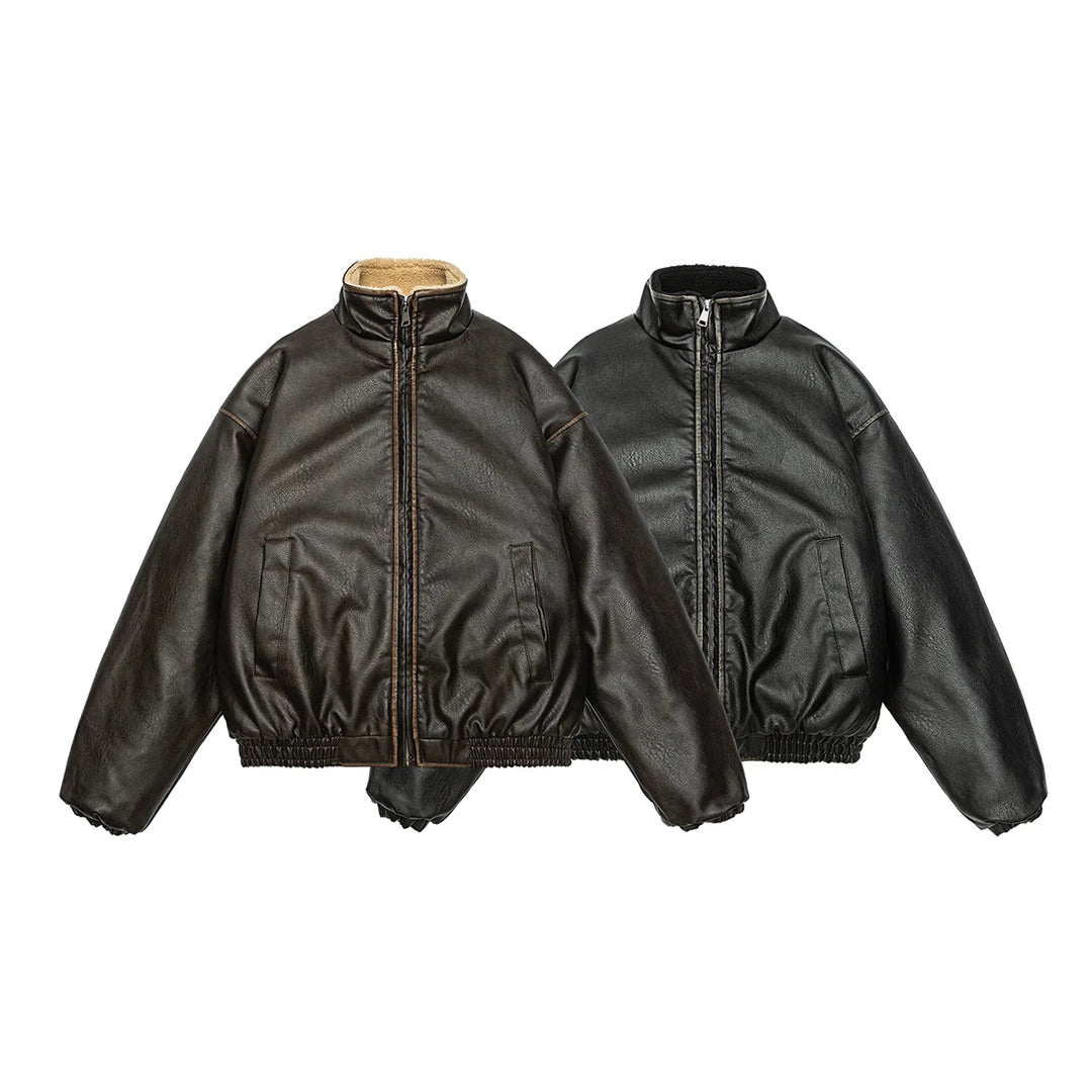 Patchwork Cargo Denim Jacket