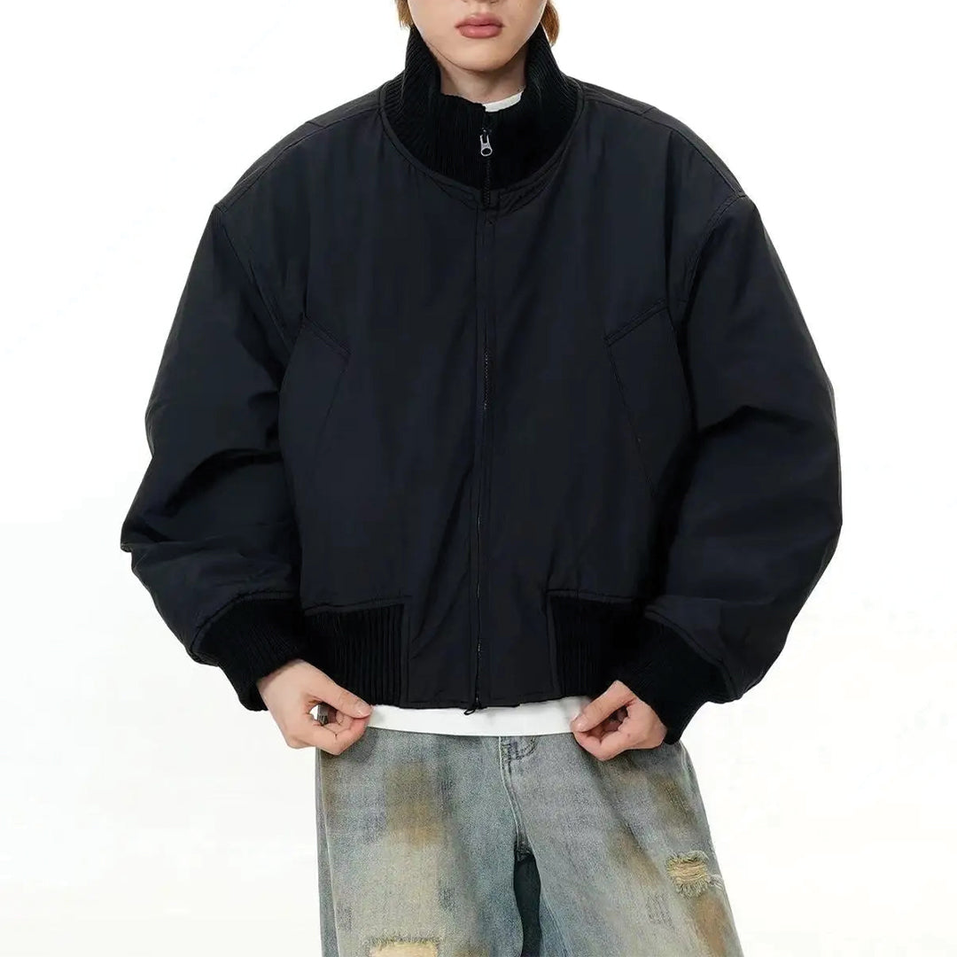 Patchwork Cargo Denim Jacket