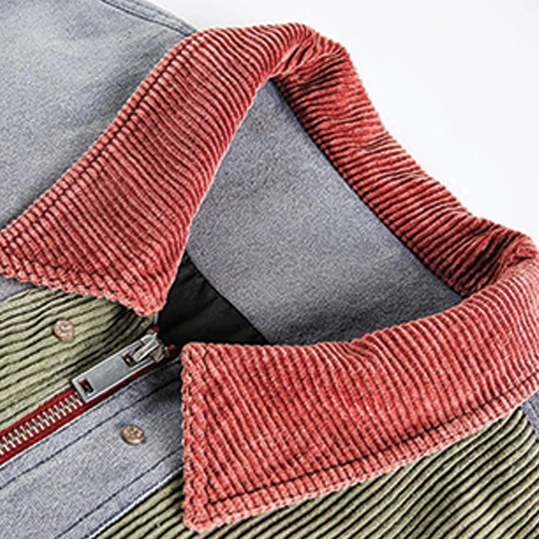 Quilted Denim Jacket