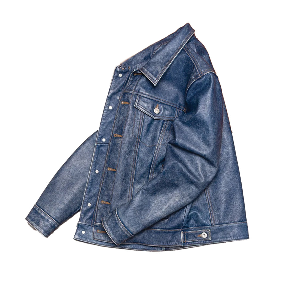 Patchwork Cargo Denim Jacket