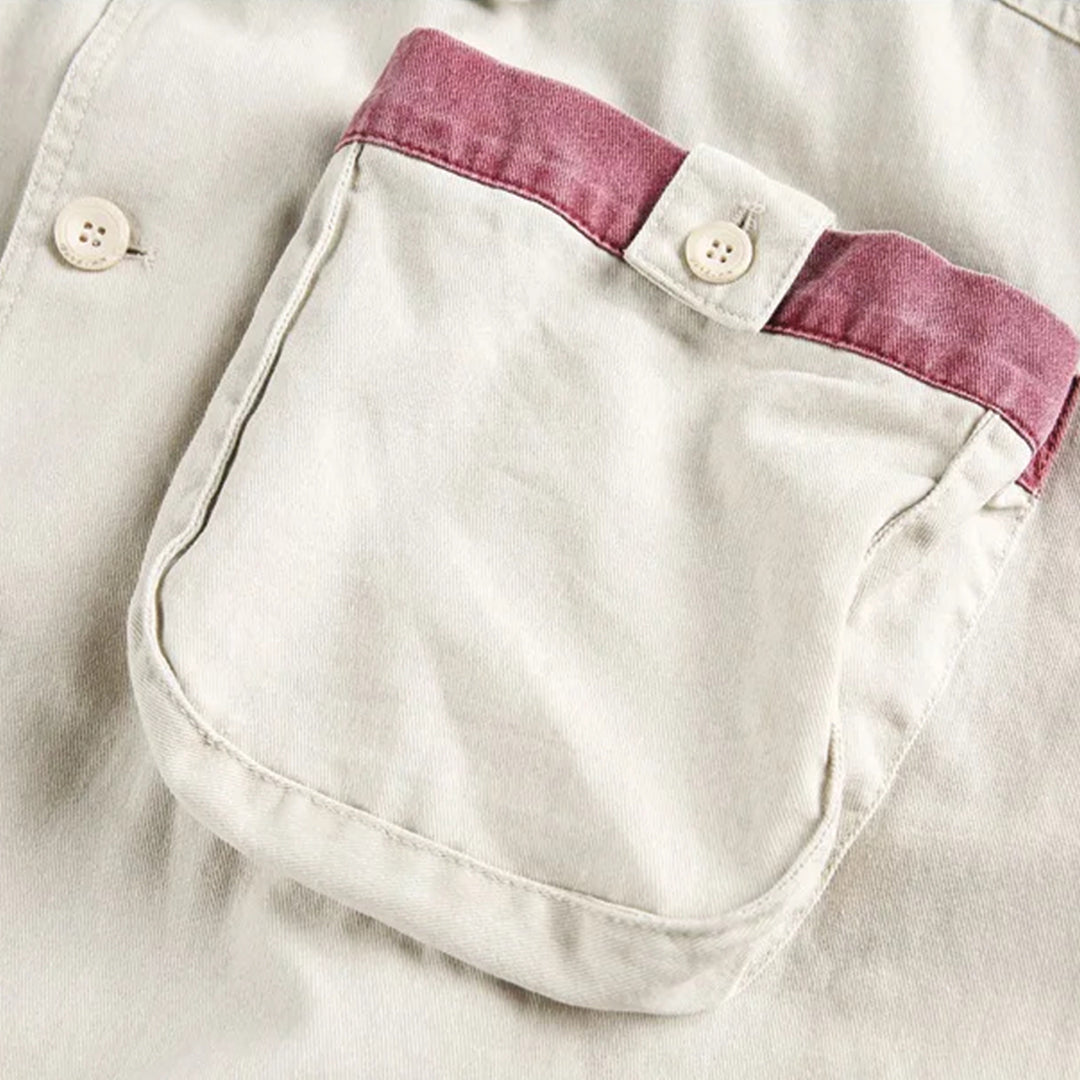 Patchwork Cargo Denim Jacket