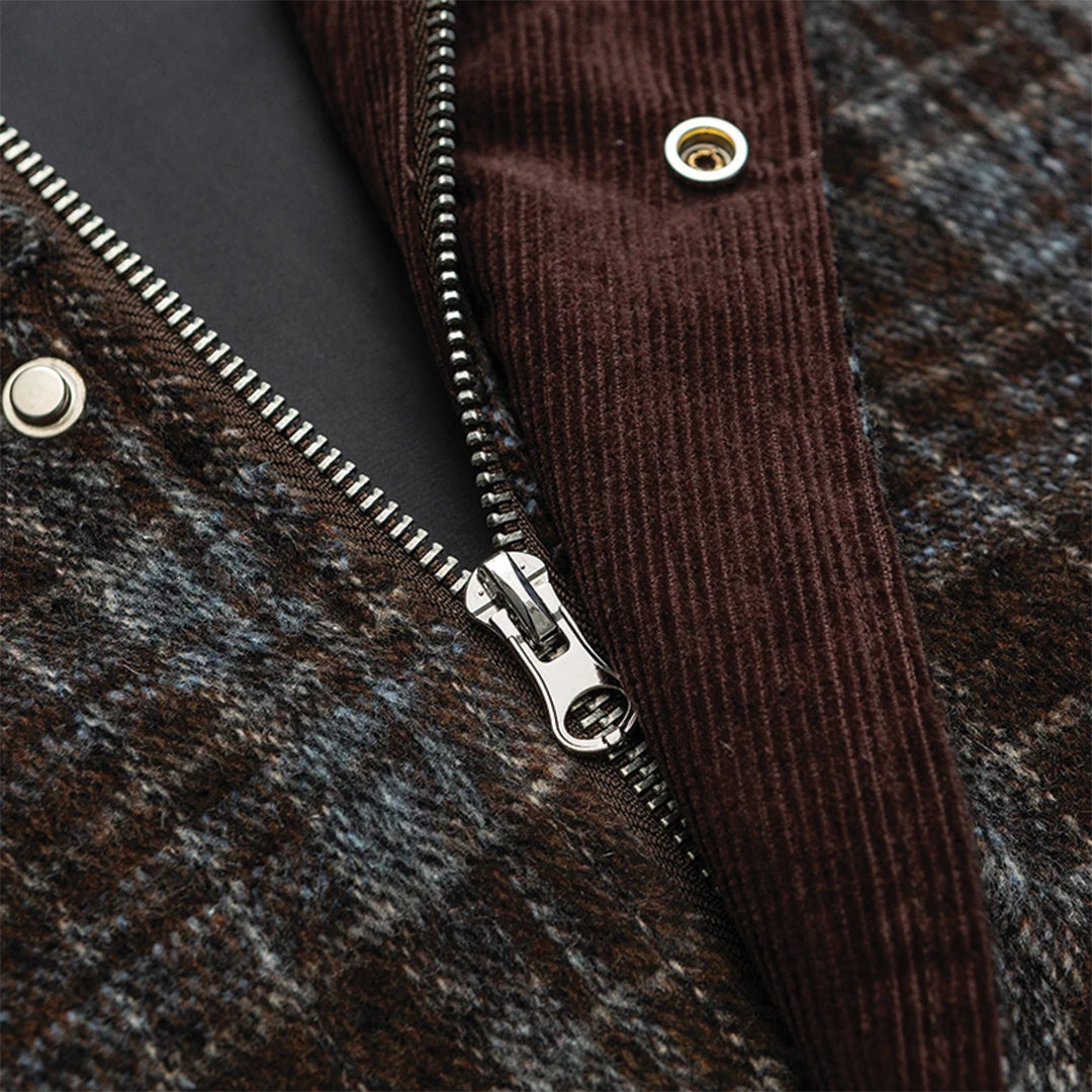 Patchwork Cargo Denim Jacket