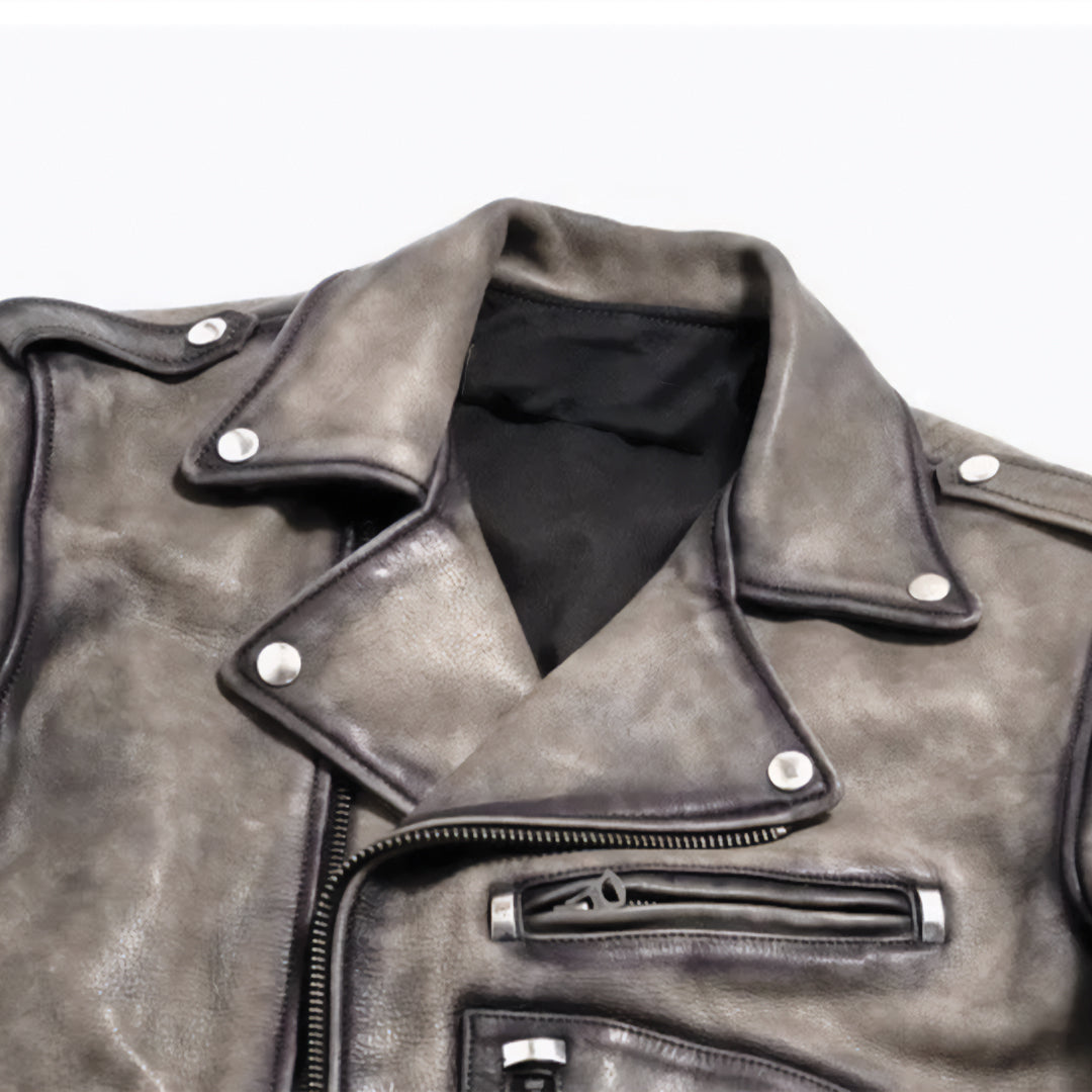 Patchwork Cargo Denim Jacket