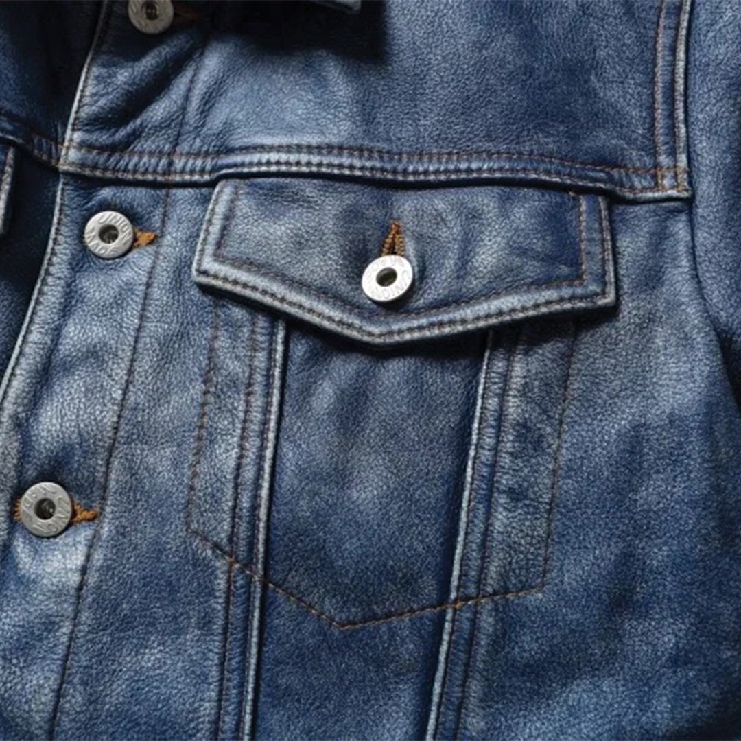 Patchwork Cargo Denim Jacket
