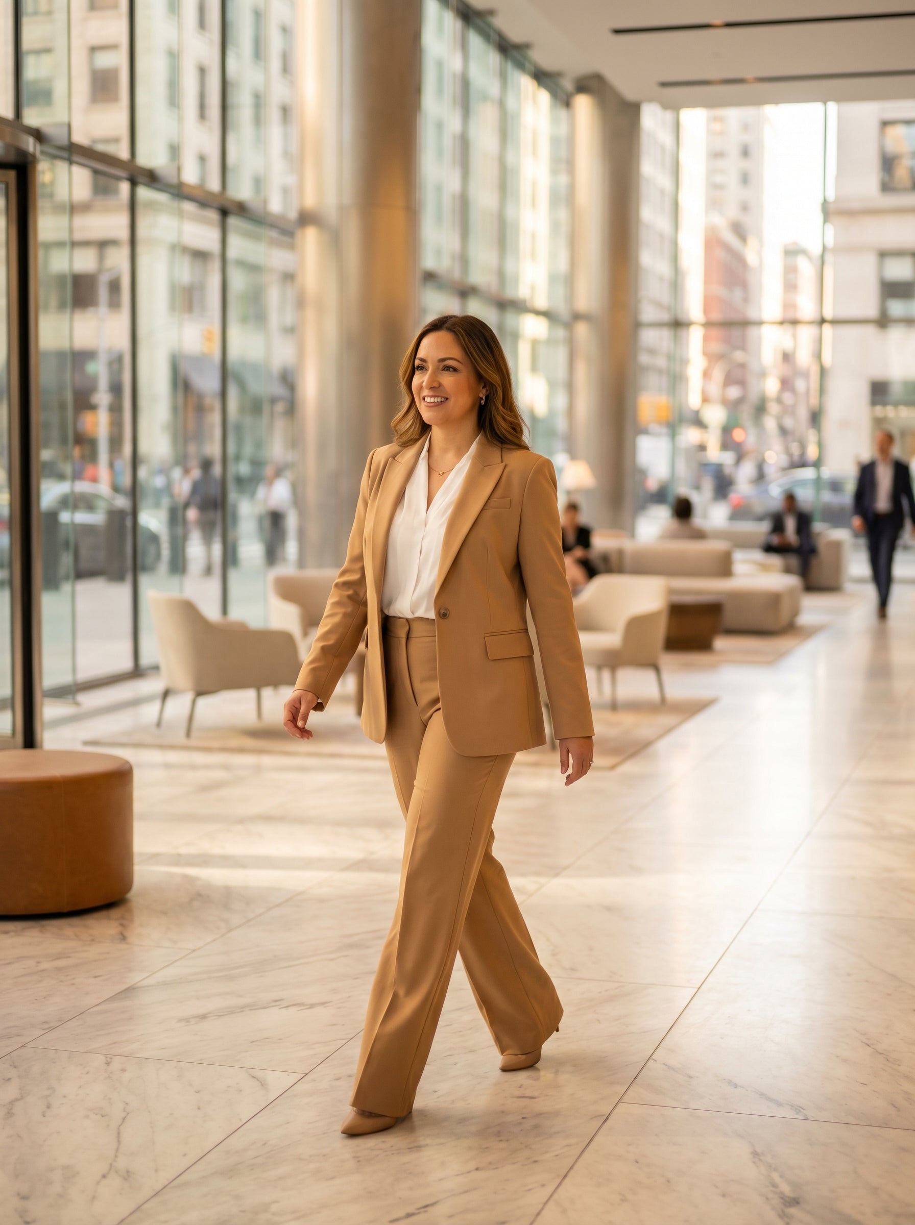 "Power Play" Blazer & Wide Leg Pants Set