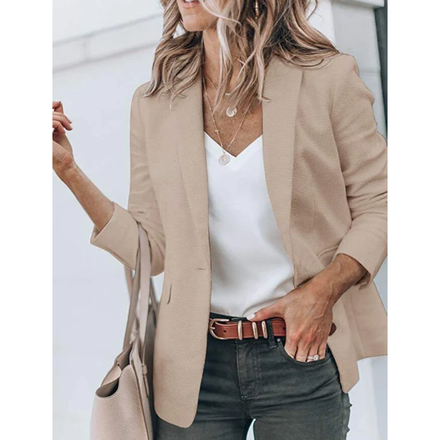 Women's Classic Button Blazer