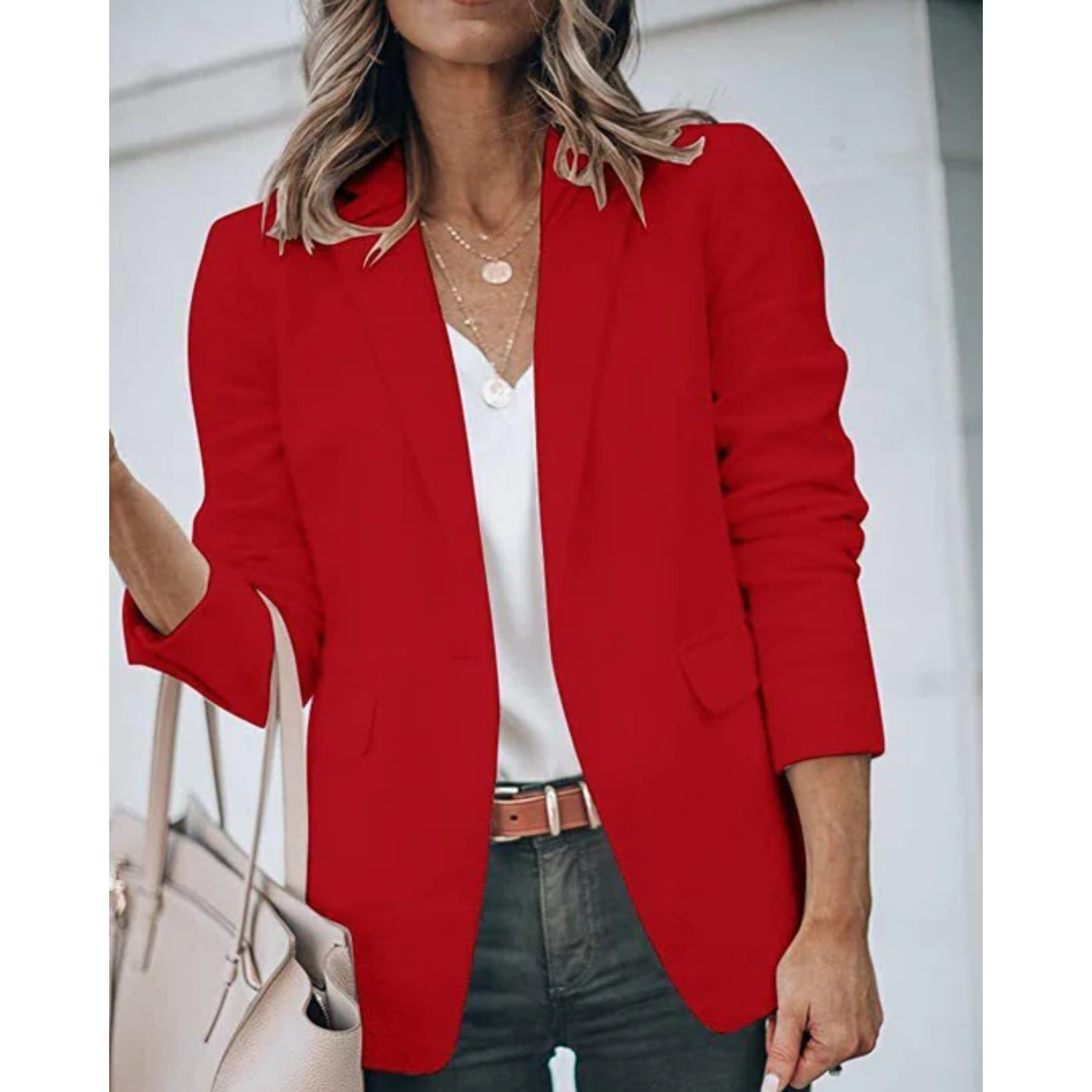 Women's Classic Button Blazer