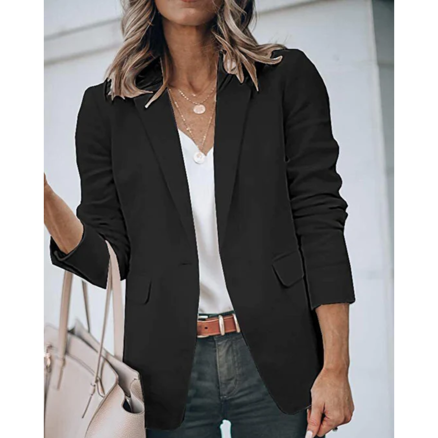 Women's Classic Button Blazer