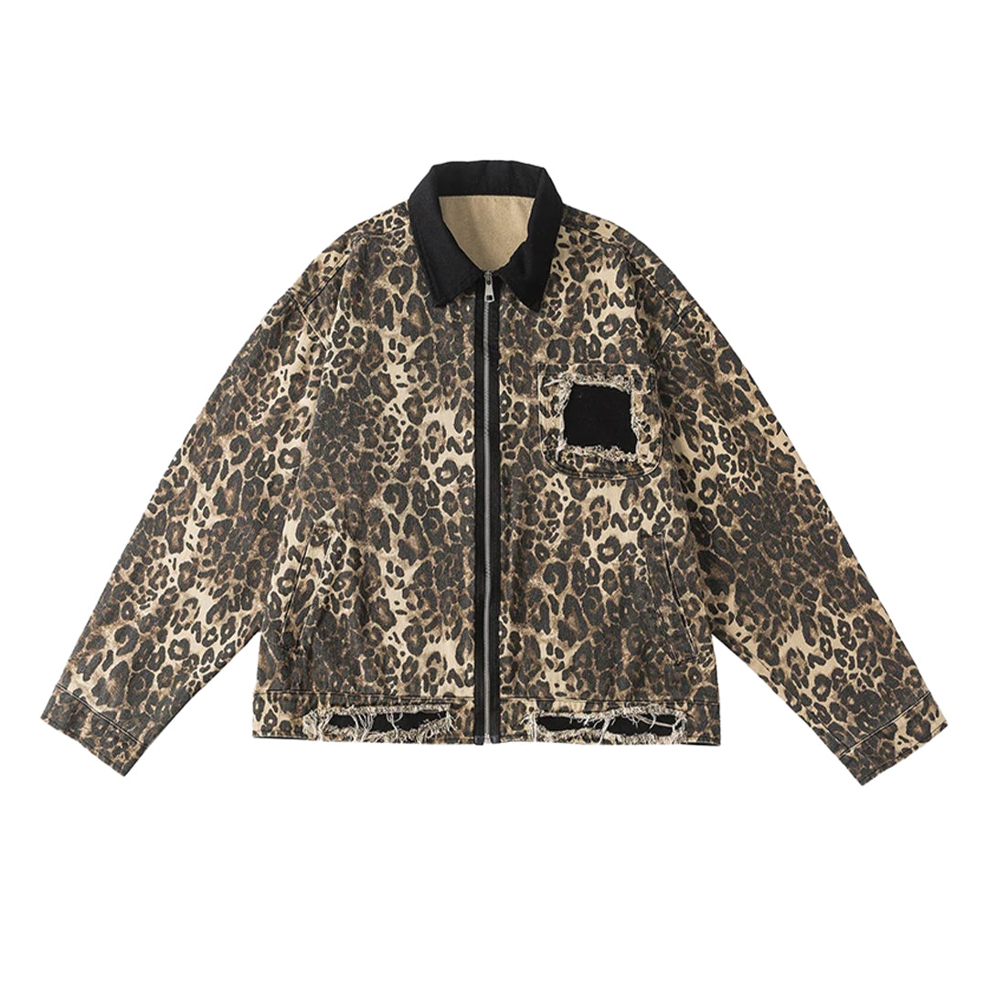Century Denim Leopard