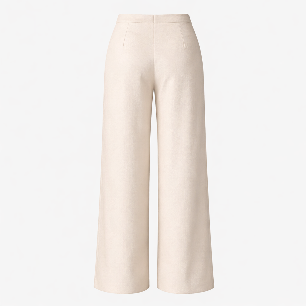 Women’s Ivory High Waist Trousers