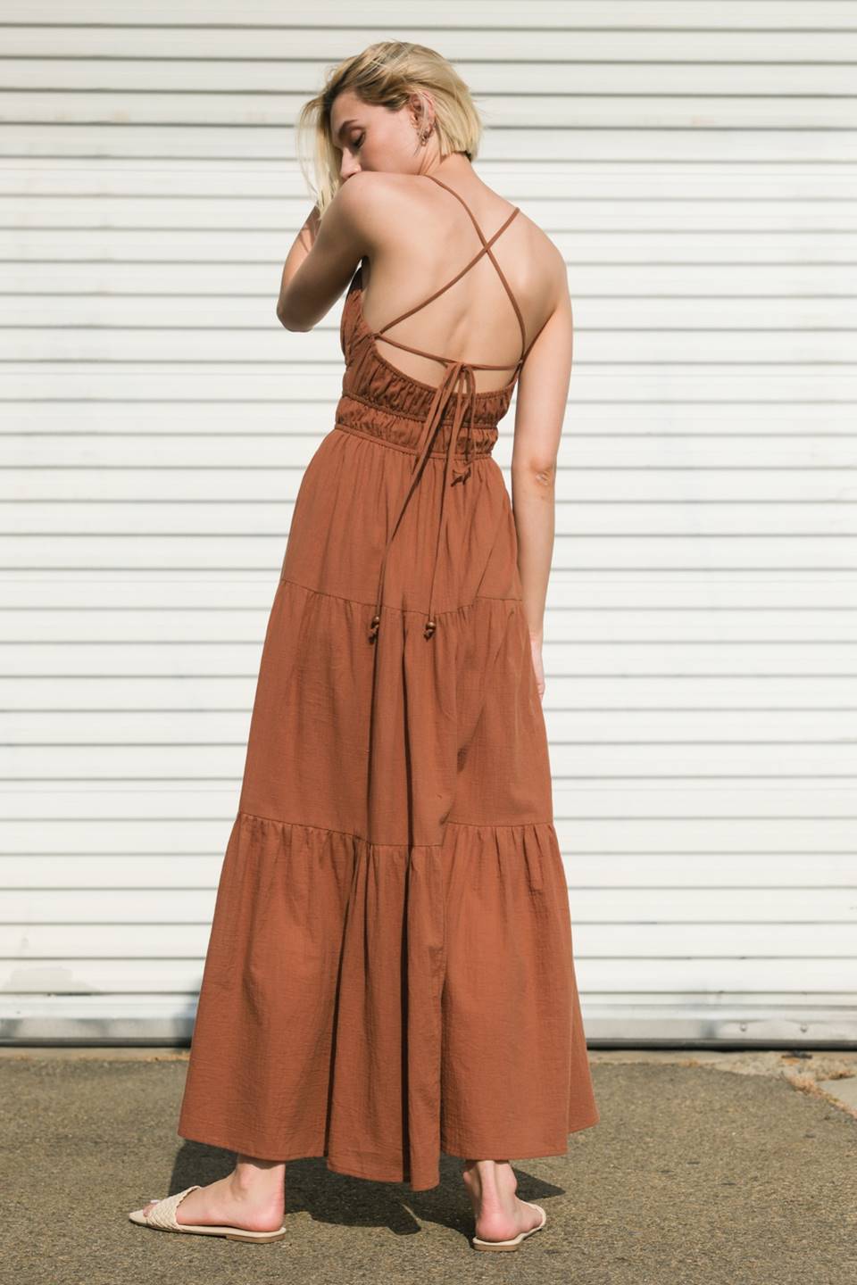 Effortless Woven Maxi Dress