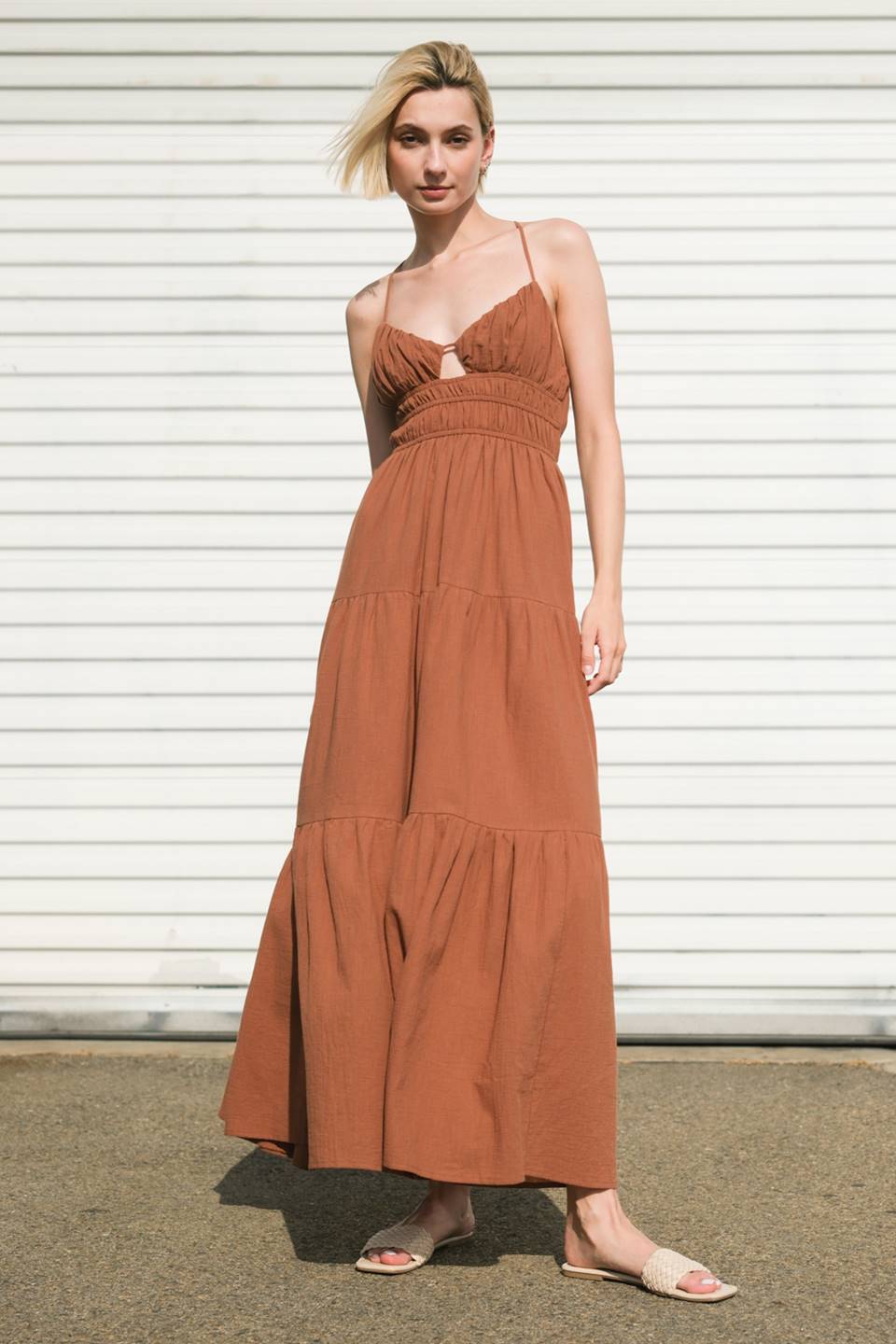 Effortless Woven Maxi Dress
