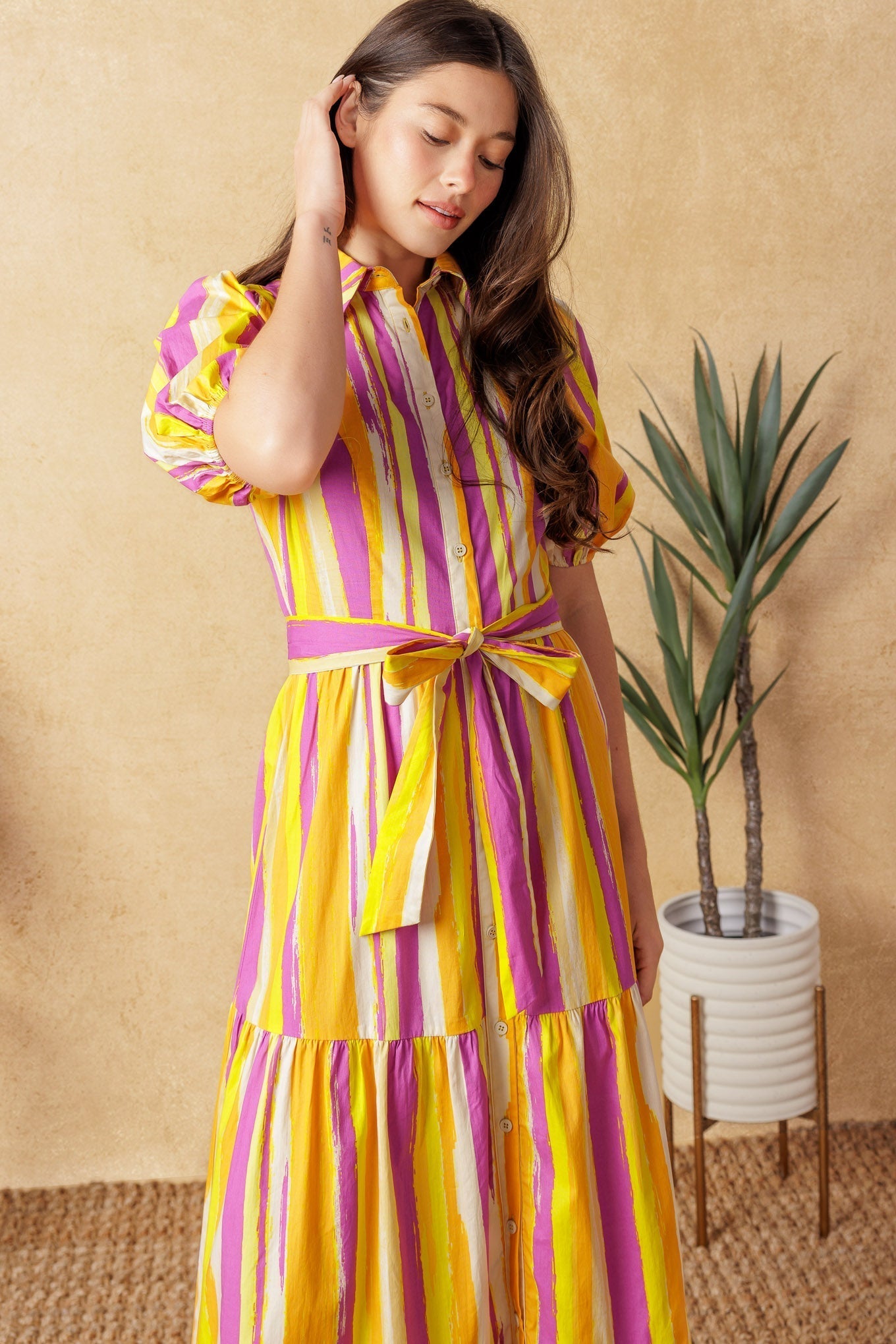 Soirée Sweetness Poplin Maxi Dress
