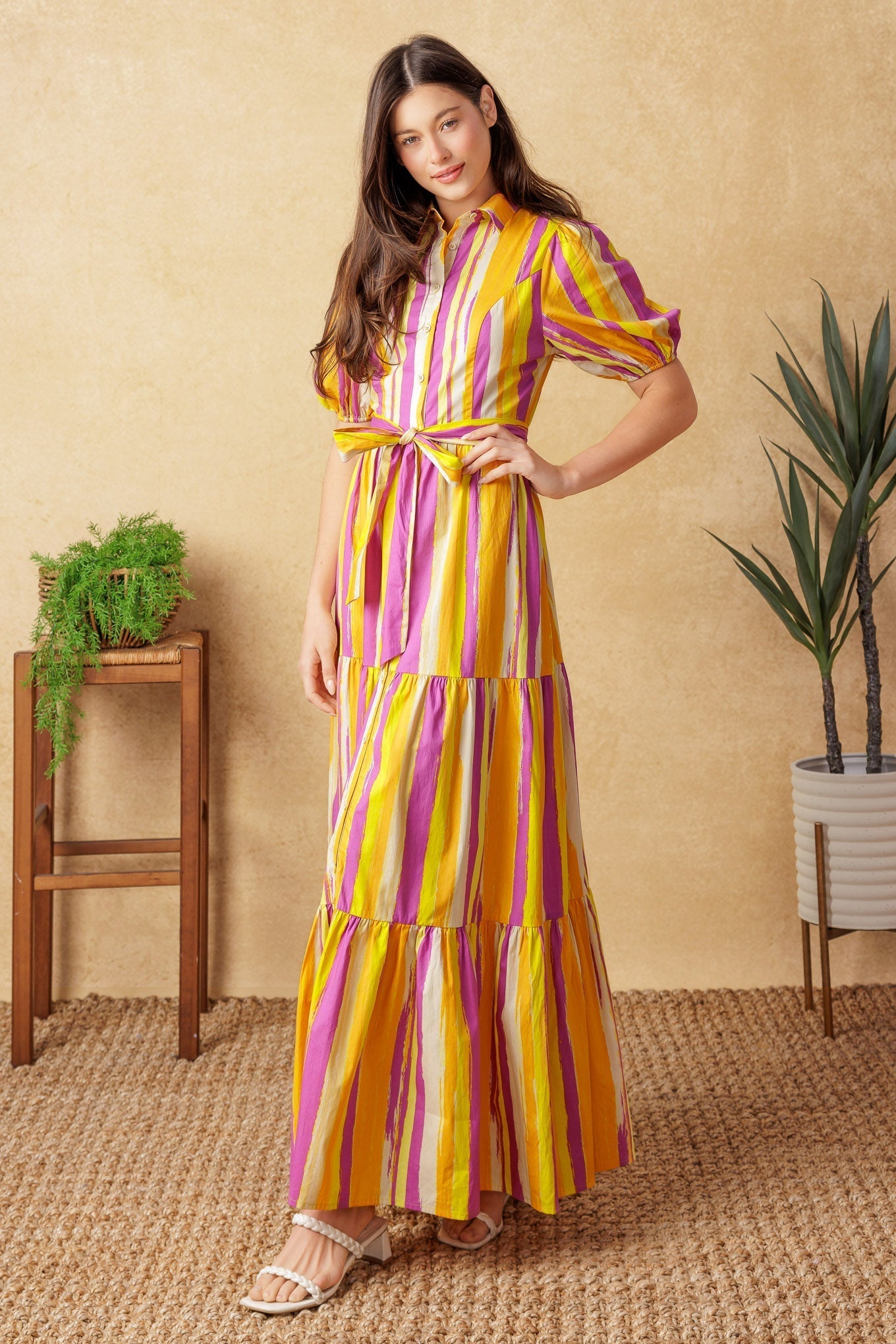 Soirée Sweetness Poplin Maxi Dress