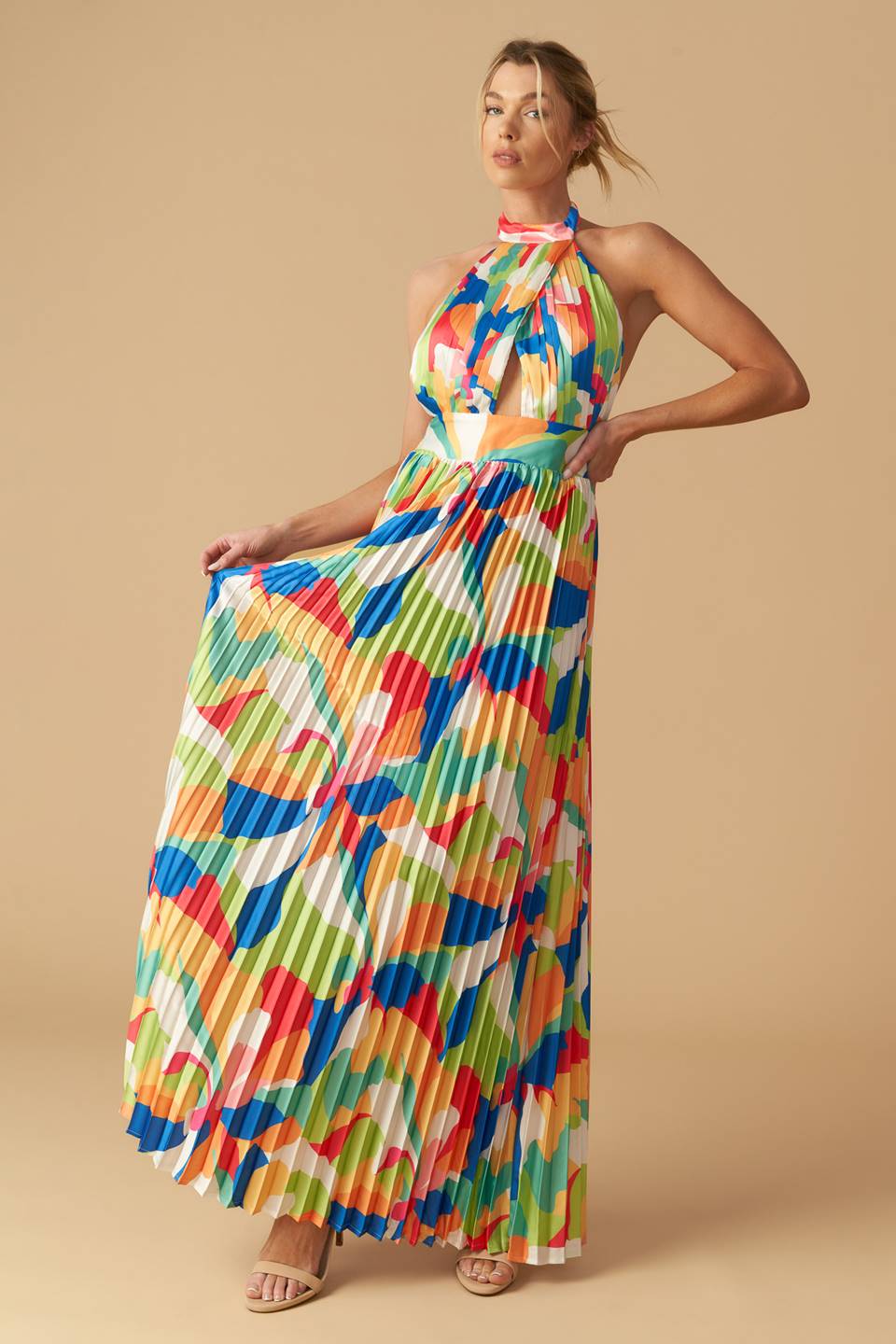 Keep Blooming Floral Woven Maxi Dress