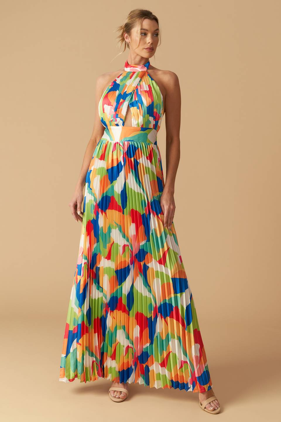 Keep Blooming Floral Woven Maxi Dress