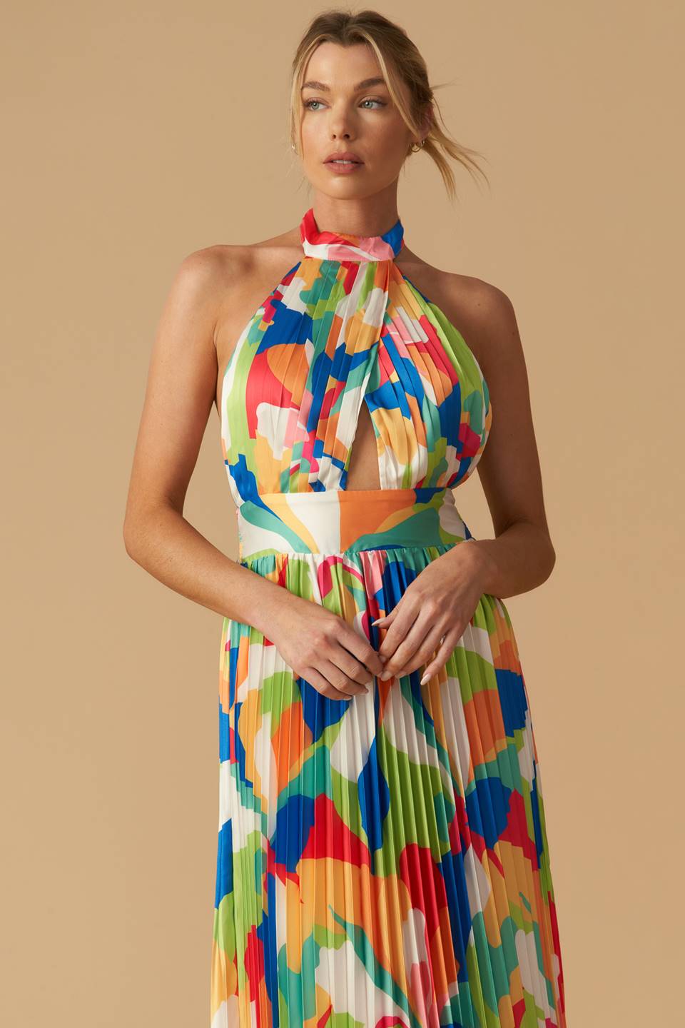Keep Blooming Floral Woven Maxi Dress