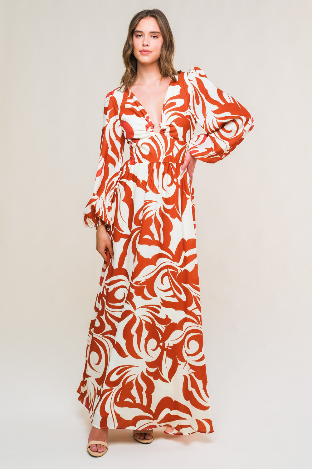 Love in Your Eyes Romantic Woven Maxi Dress