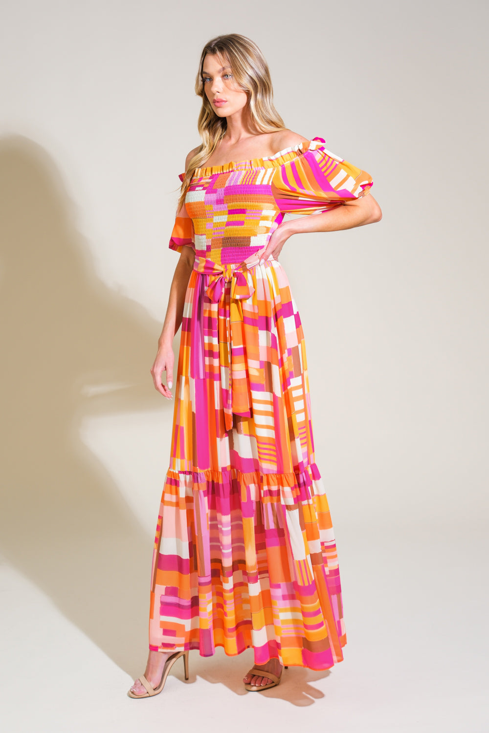 Sunshine Squeeze Woven Maxi