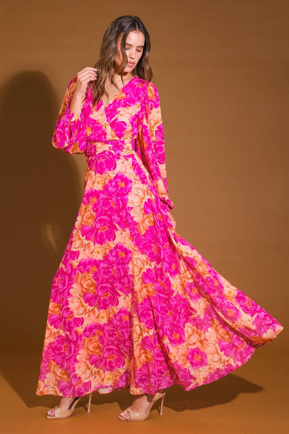 Cunningham Floral Woven Maxi Dress