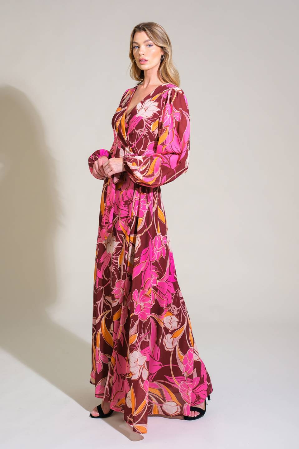 Lush Haven Woven Maxi Dress