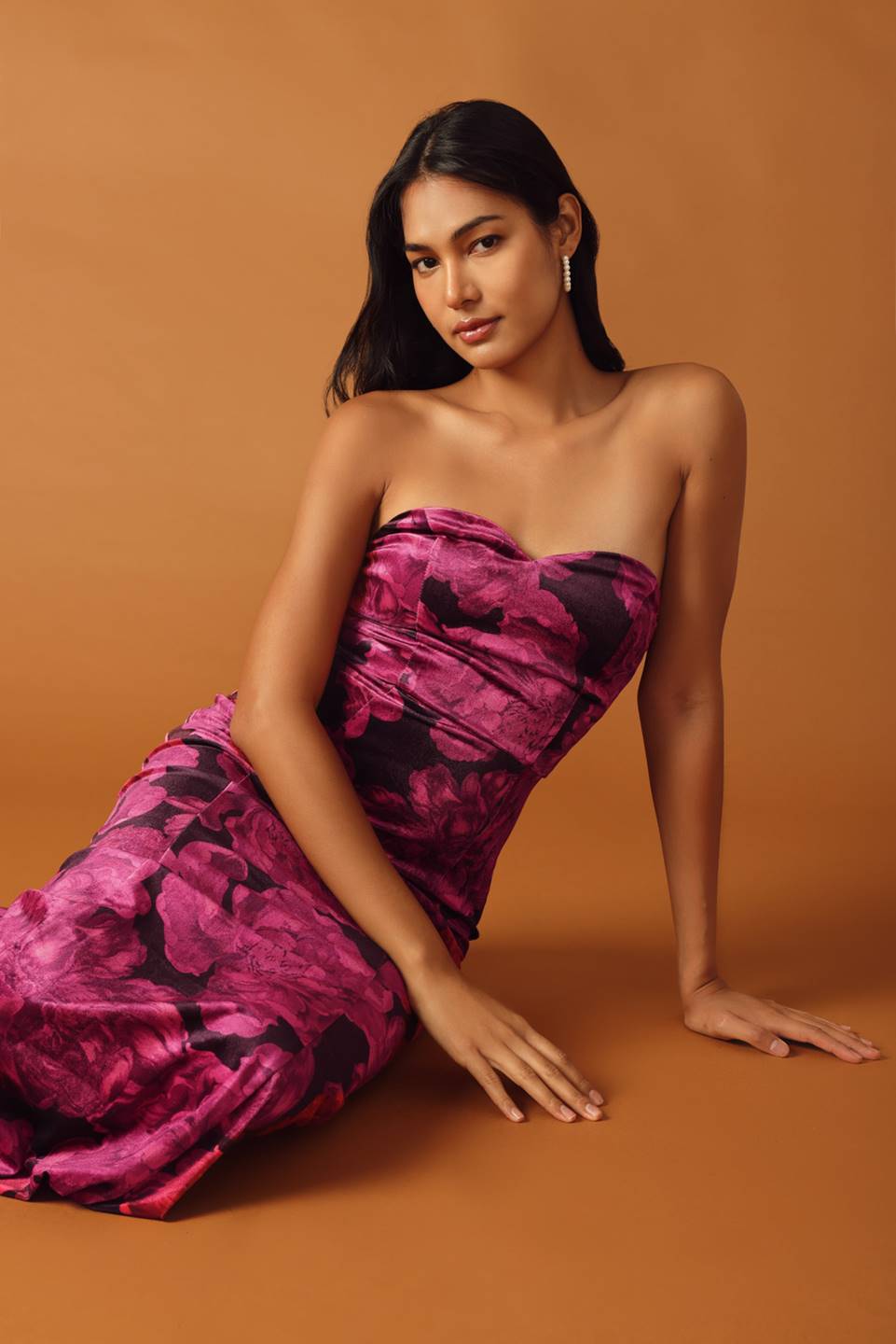 Falling Into Place Velvet Maxi Dress