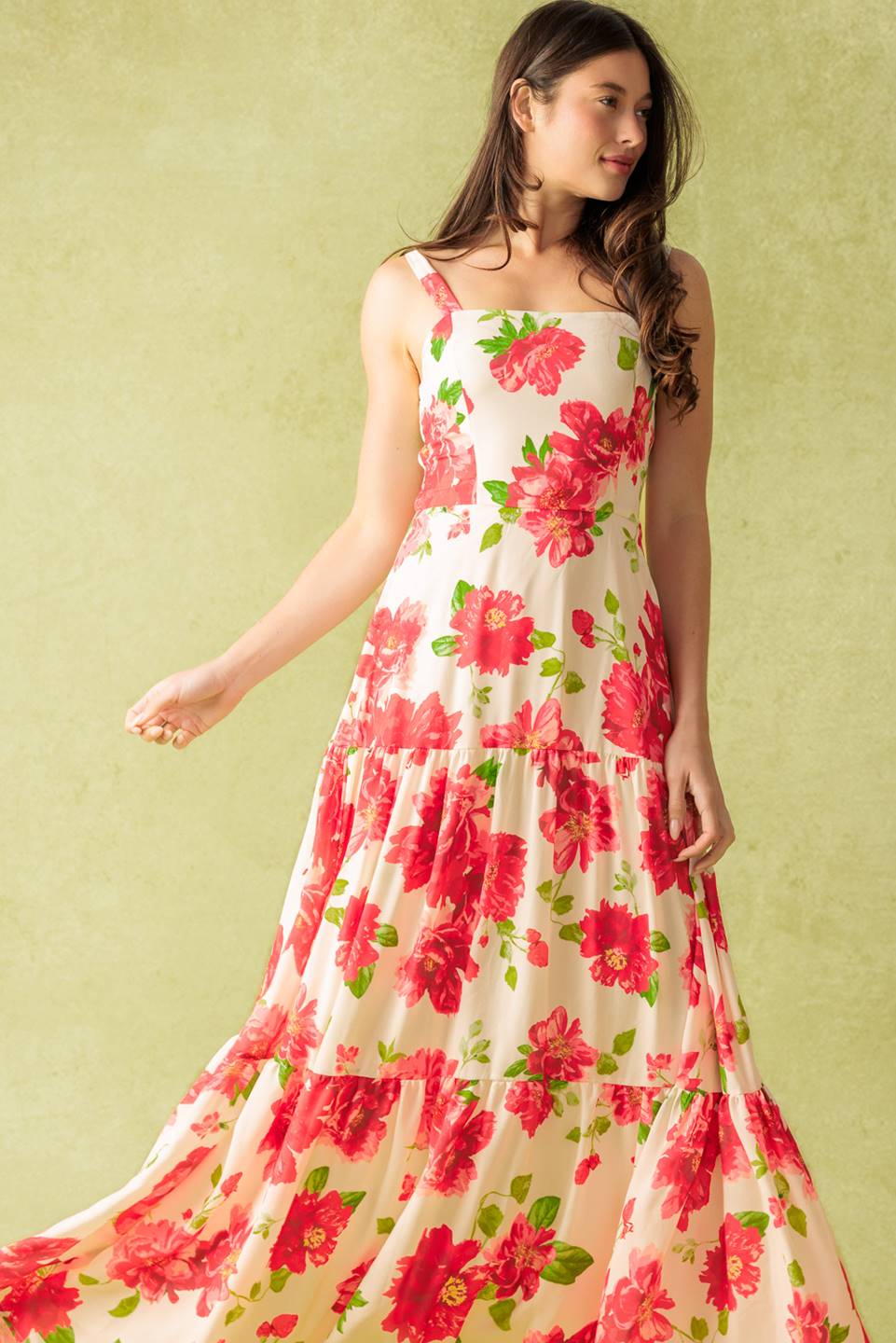 Lost in the Details Woven Maxi Dress