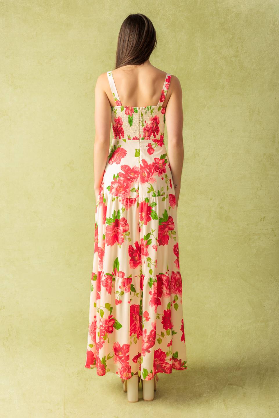 Lost in the Details Woven Maxi Dress