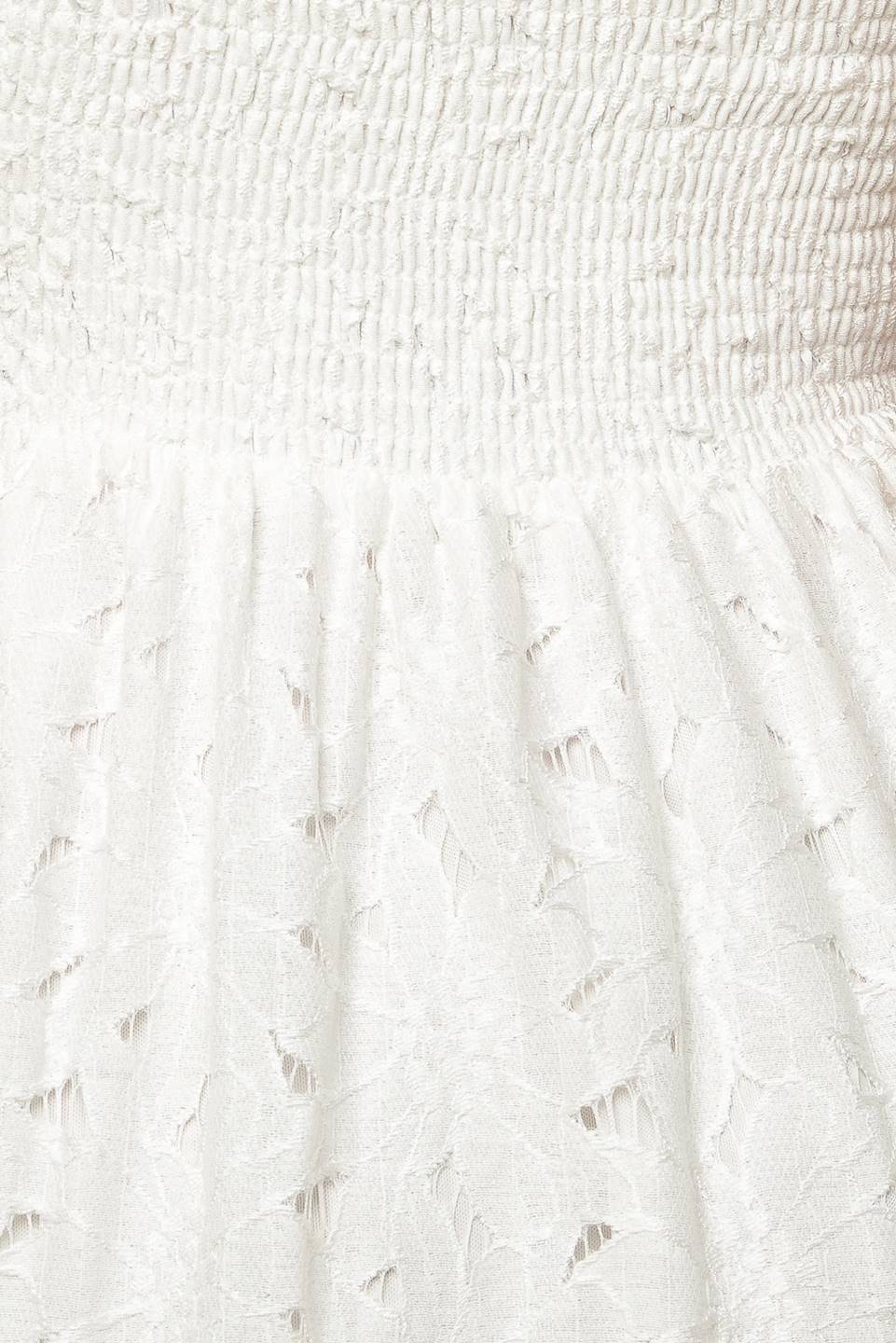 Wishing Well White Woven Lace Maxi Dress