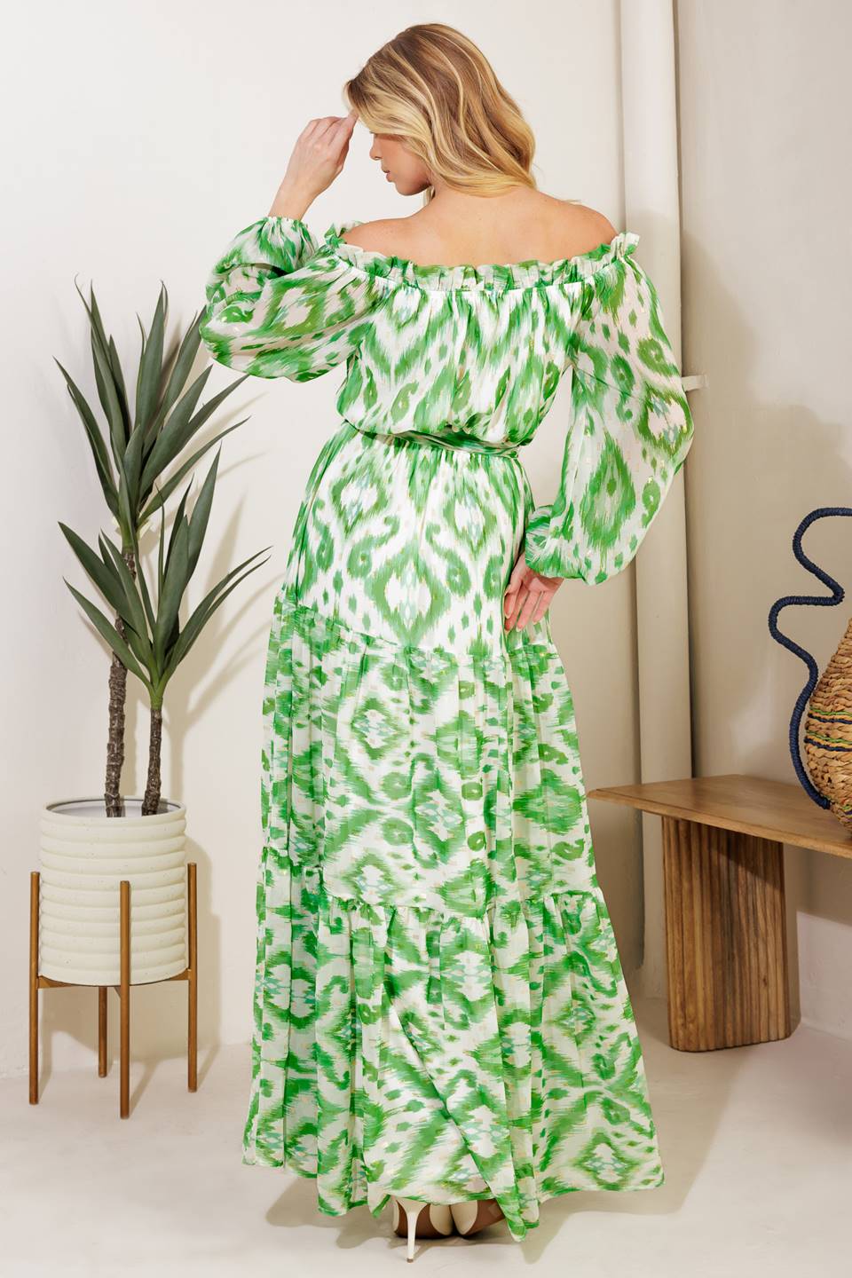 Eclipse Whisper Woven Maxi Dress