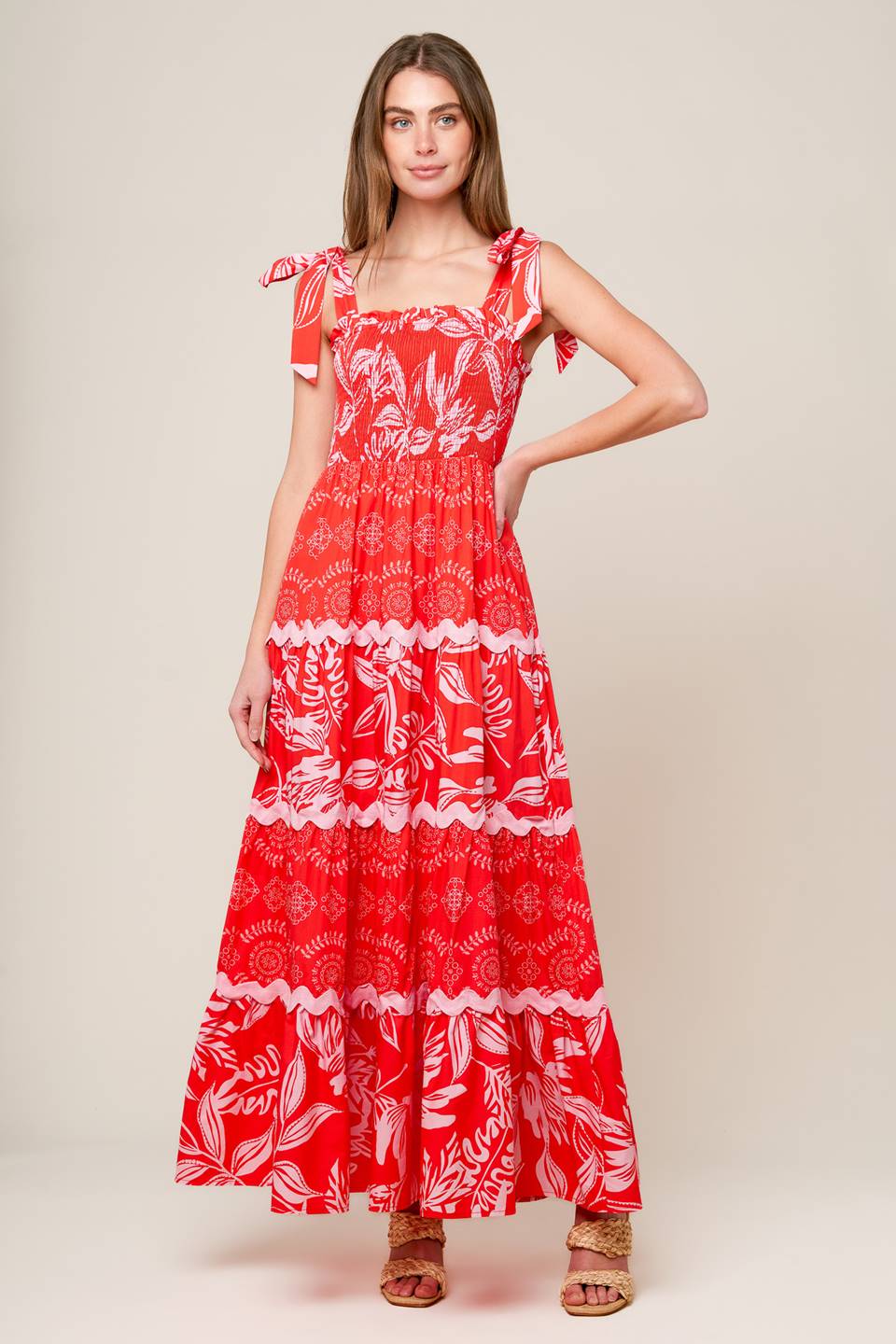 Brighter Days Woven Maxi Dress