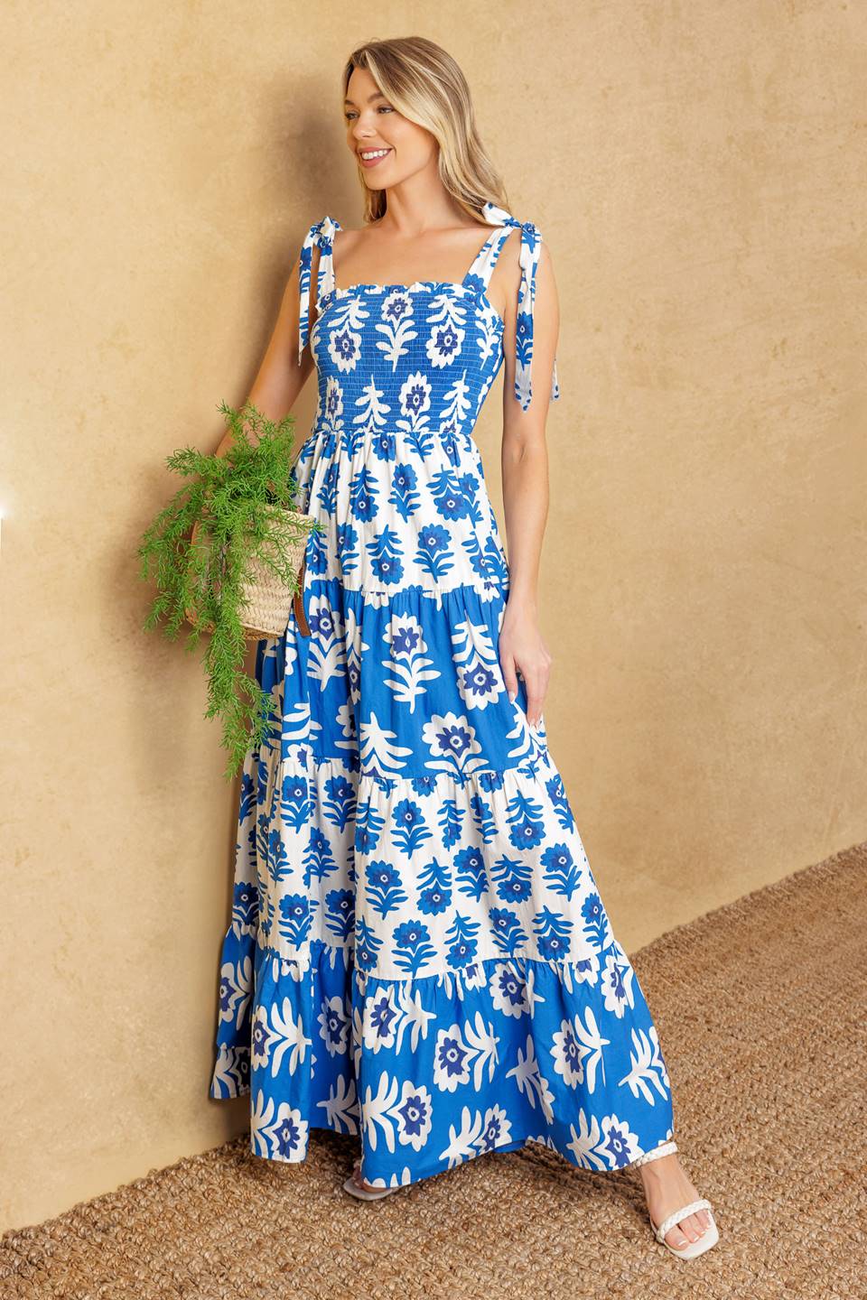 Glamour in Motion Woven Maxi Dress