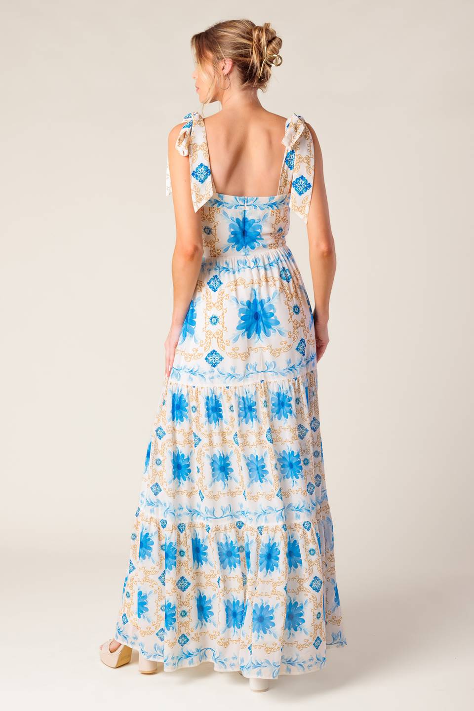 My Debut Woven Maxi Dress