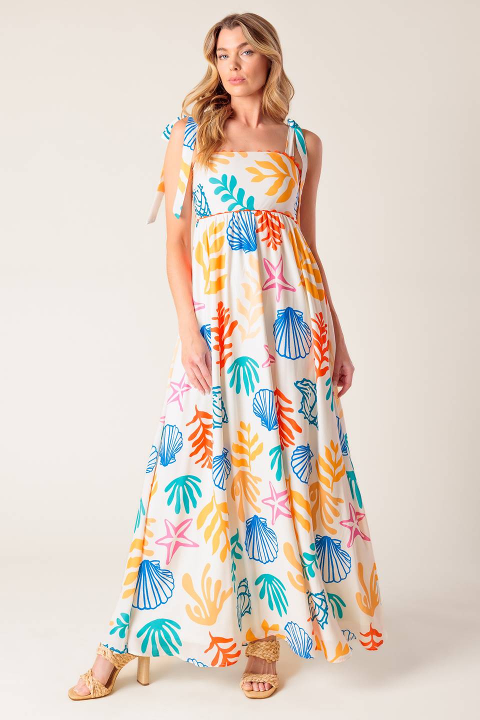 Meadow-Frolic Woven Maxi Dress