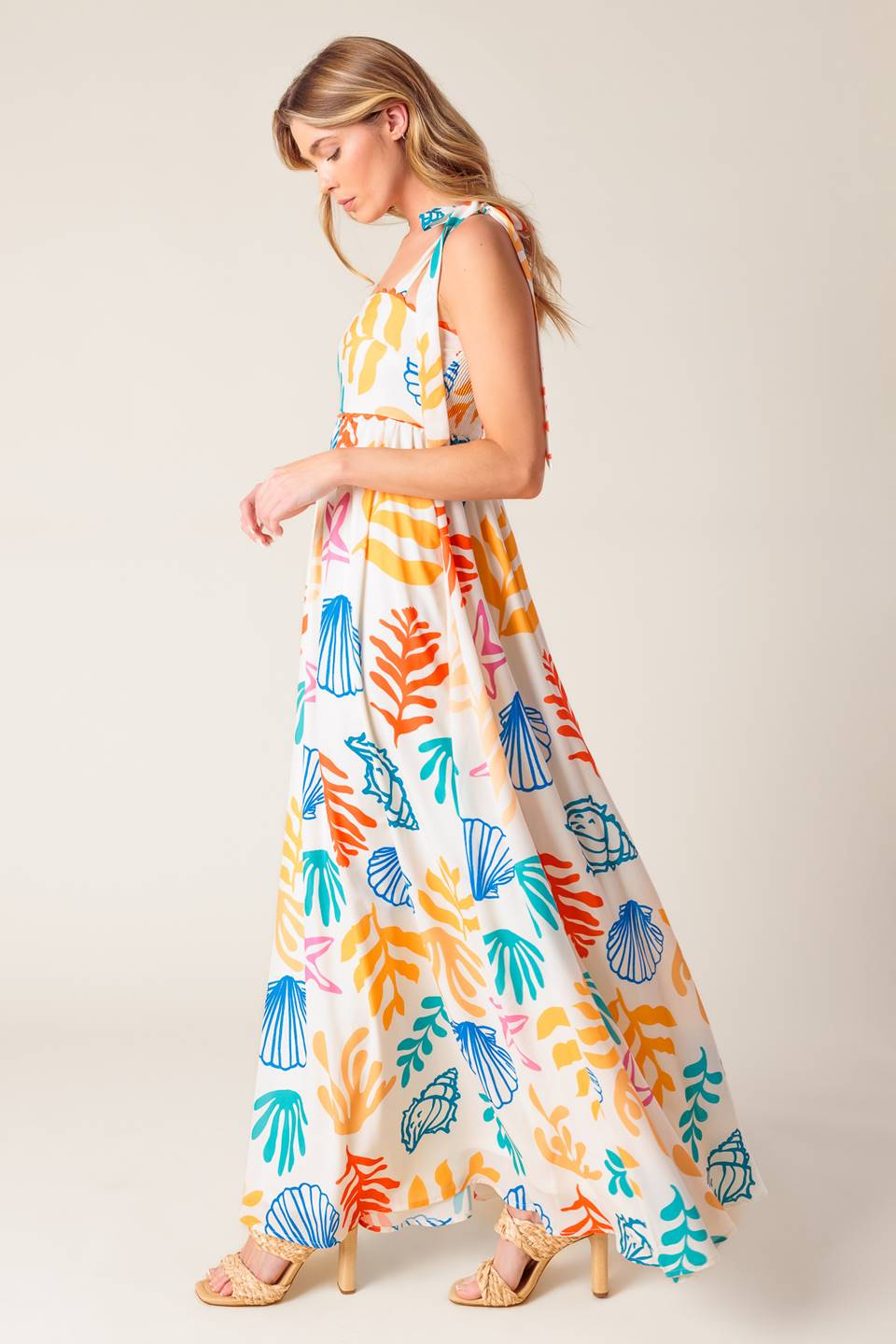 Meadow-Frolic Woven Maxi Dress