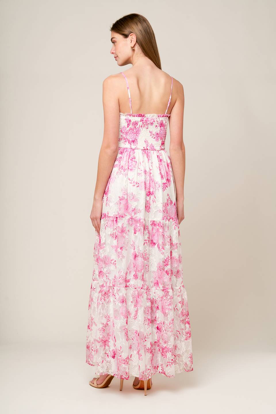 In This Moment Woven Lace Maxi Dress