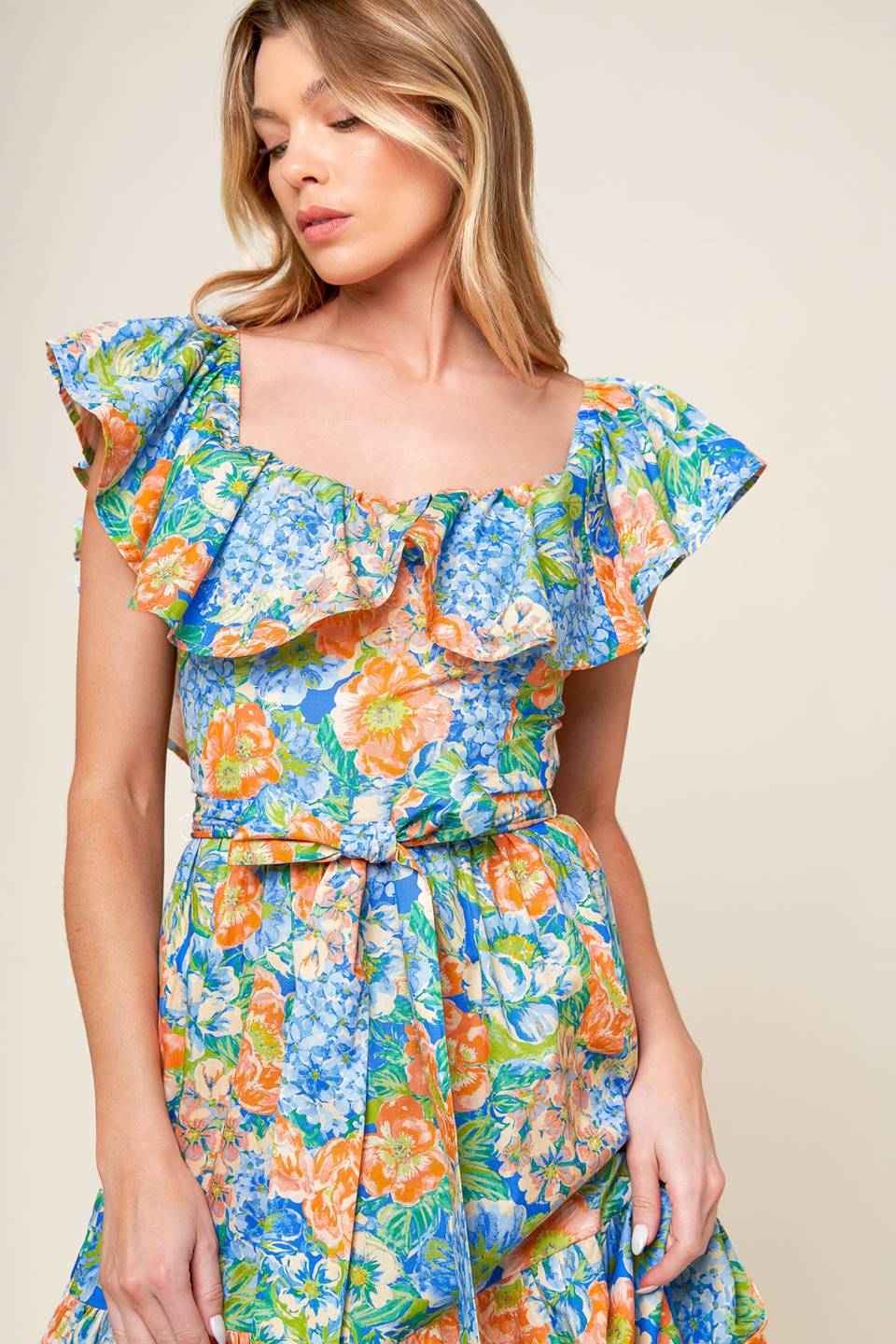 Garden Party Woven Maxi Dress
