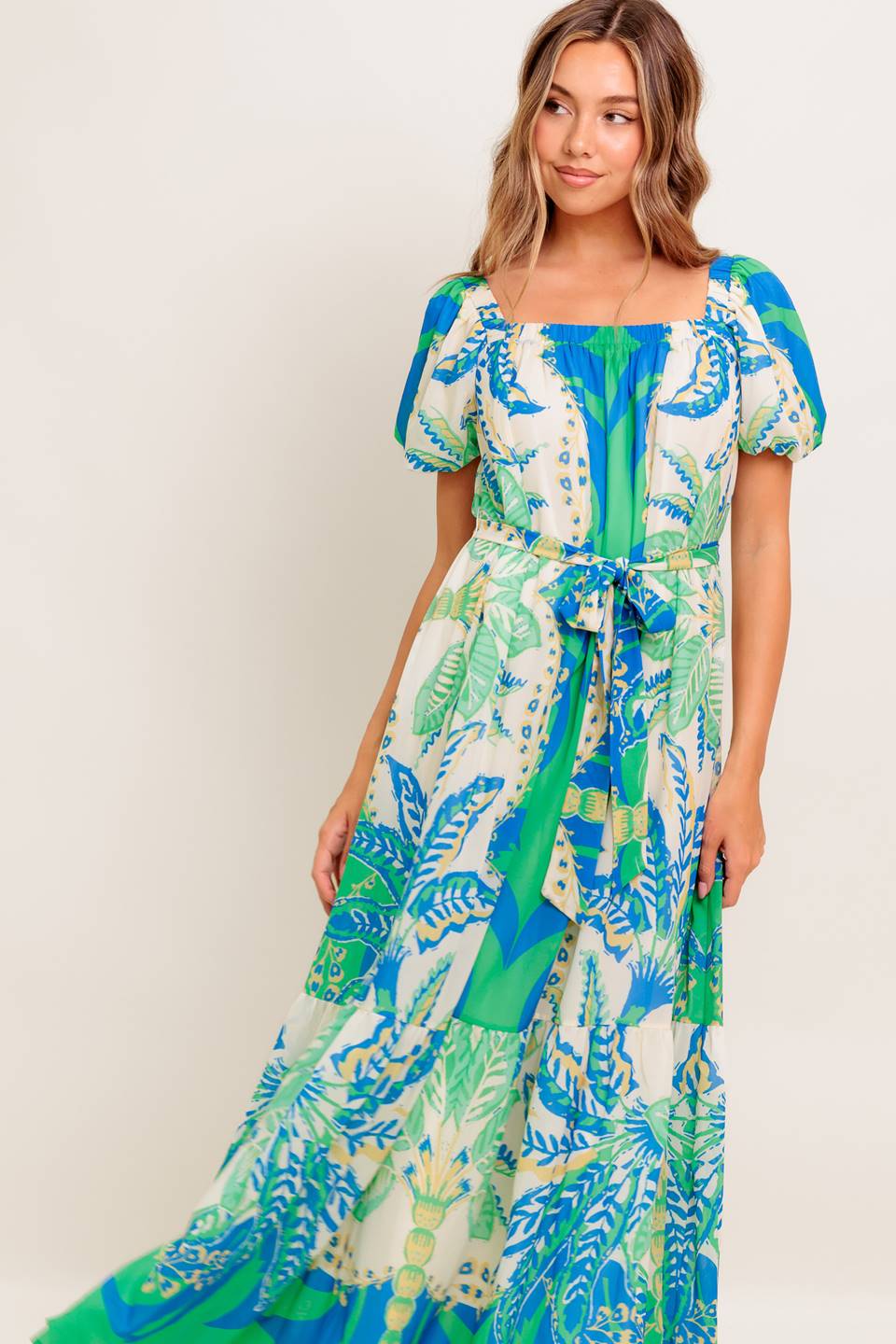 Palm Spring Nights Women's Woven Maxi Dress